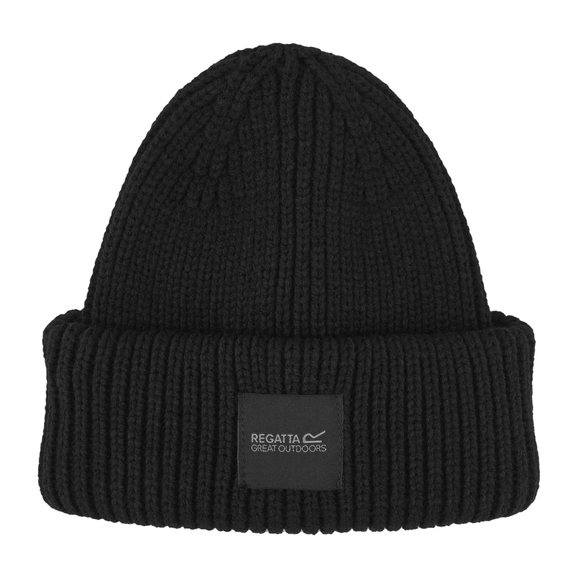 Regatta Connora Fisherman Beanie Mütze Schwarz