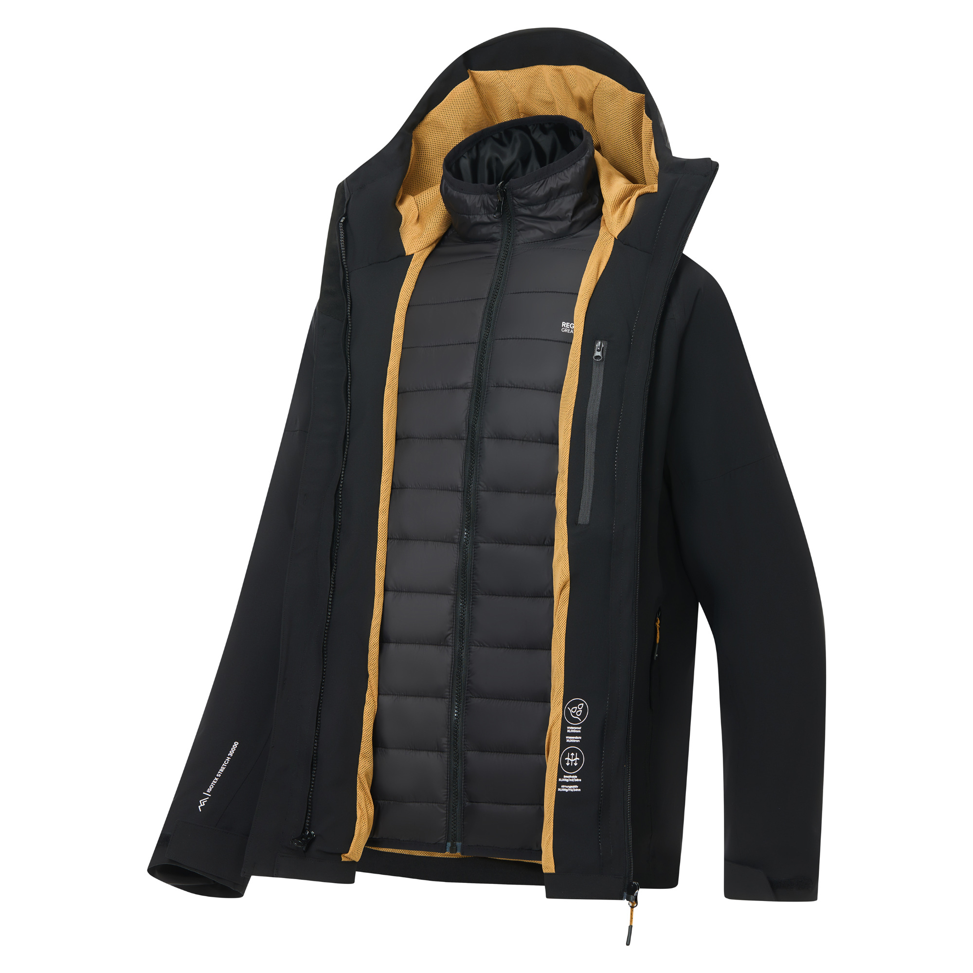 Regatta Wentwood 3-in-1 Fahrrad Winterjacke Herren