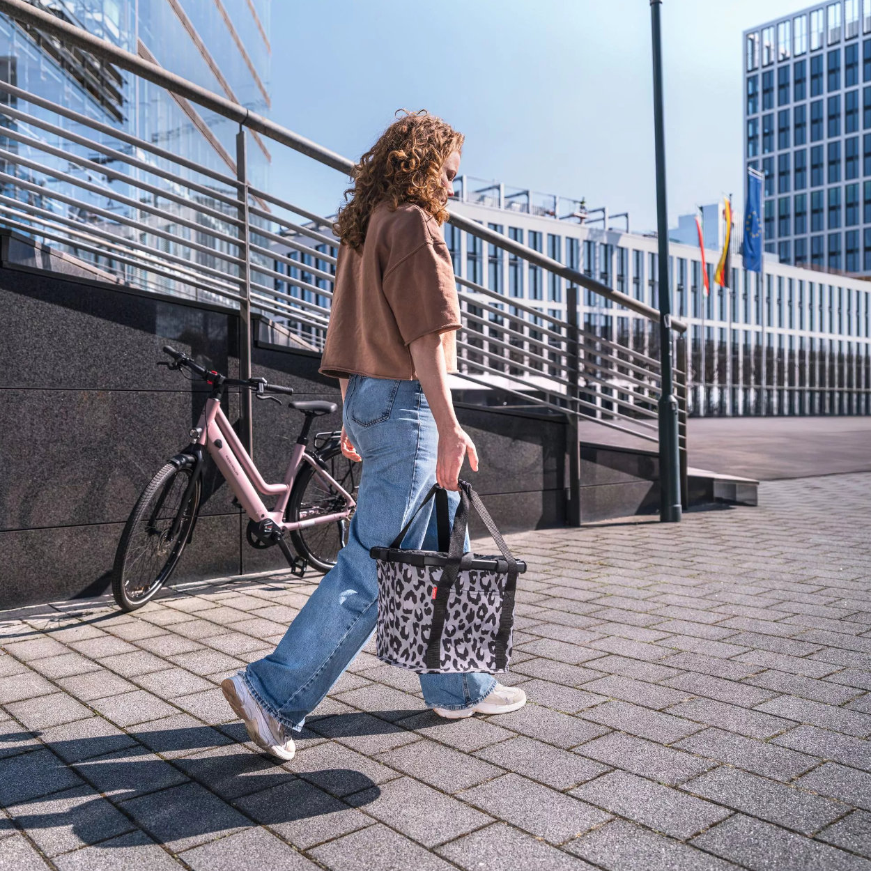 reisenthel KLICKfix Bikebasket Fahrradkorb vorne leo nero