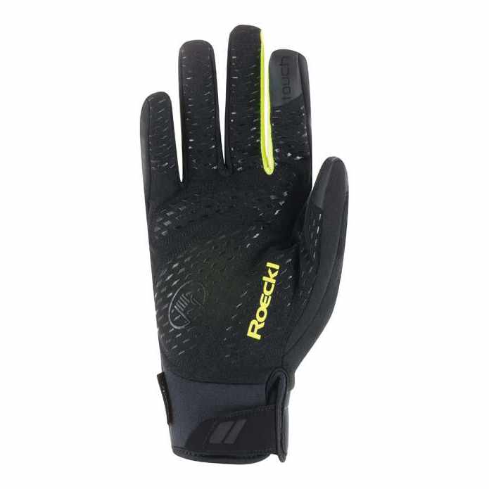 Roeckl Waldau Damen Winter Fahrrad Handschuhe Lang Schwarz/grün 2023