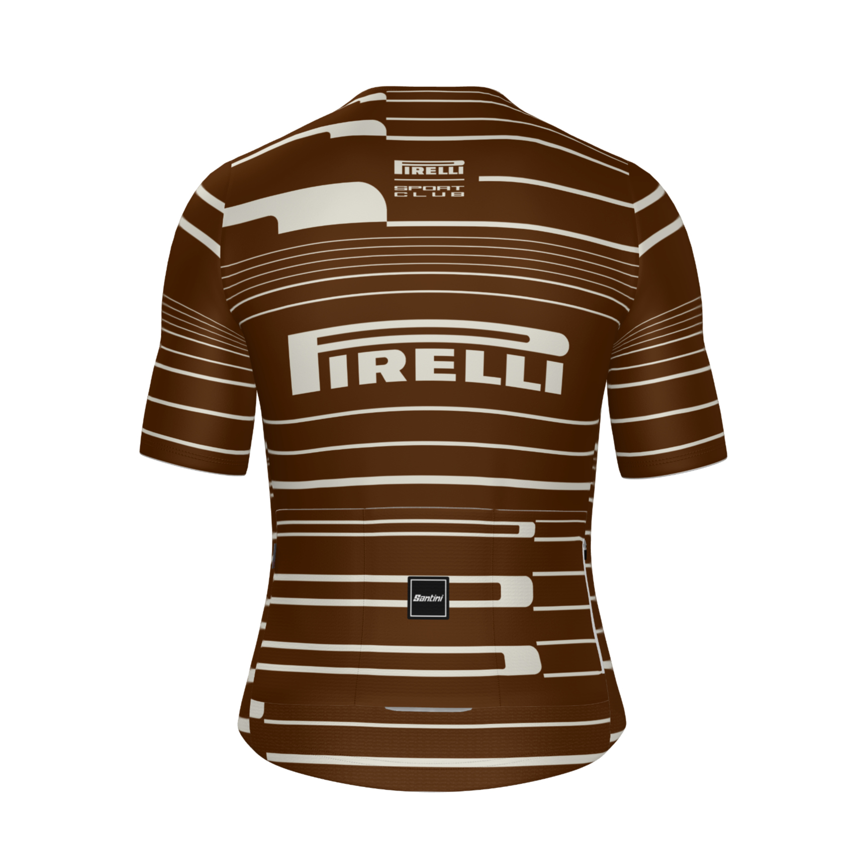 Santini Pirelli Sport Club Radtrikot kurzarm Herren