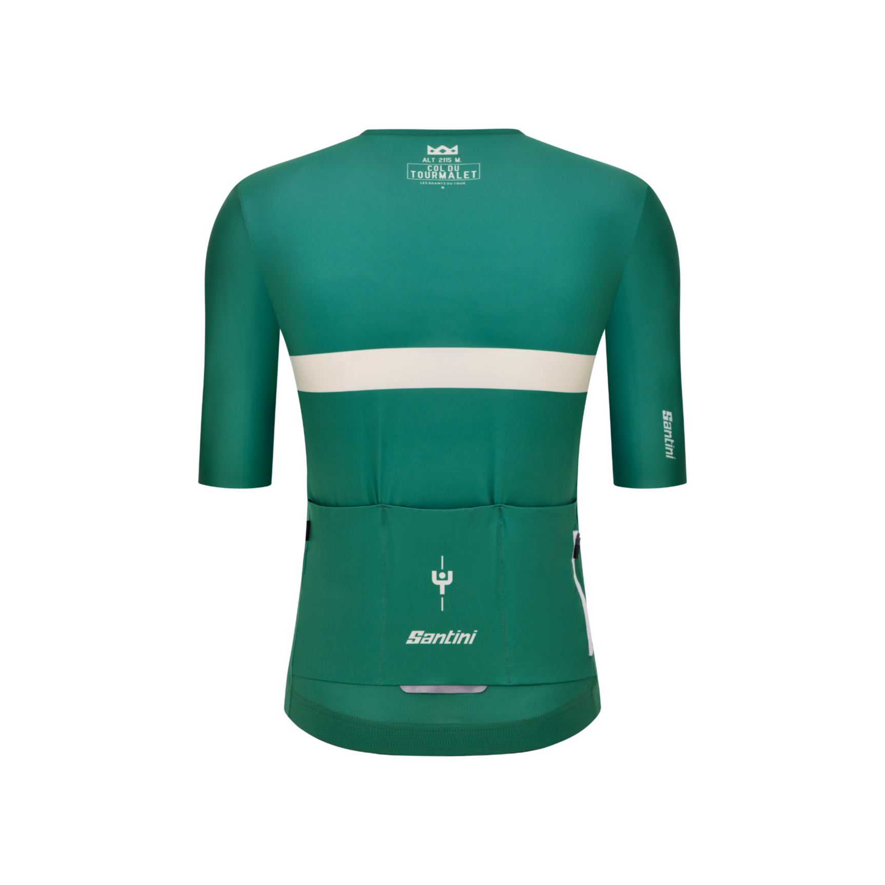 Santini TDF Maillot Jaune Col du Tourmalet Radtrikot kurzarm Herren