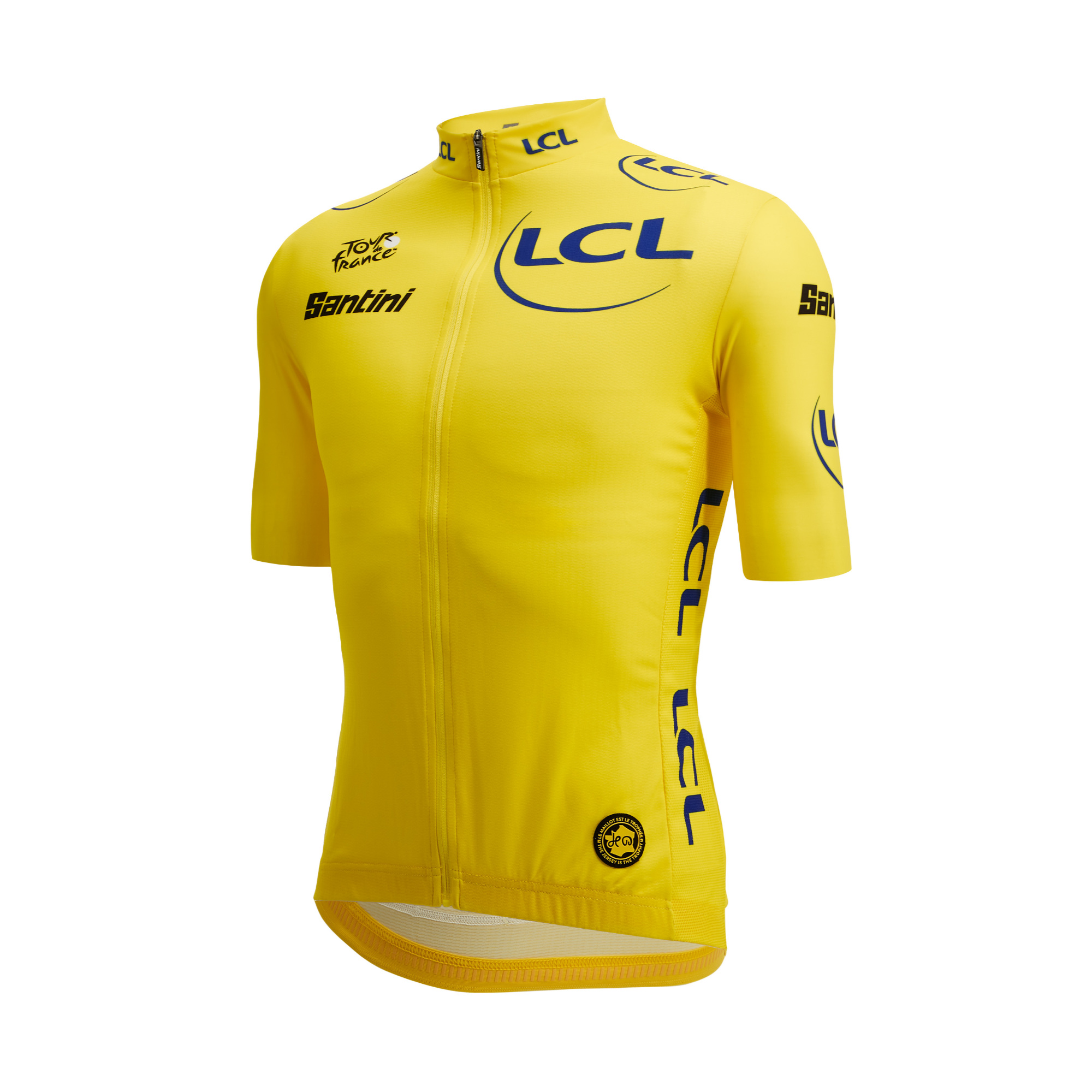Santini Tour de France 2025 Leader Radtrikot kurzarm Herren