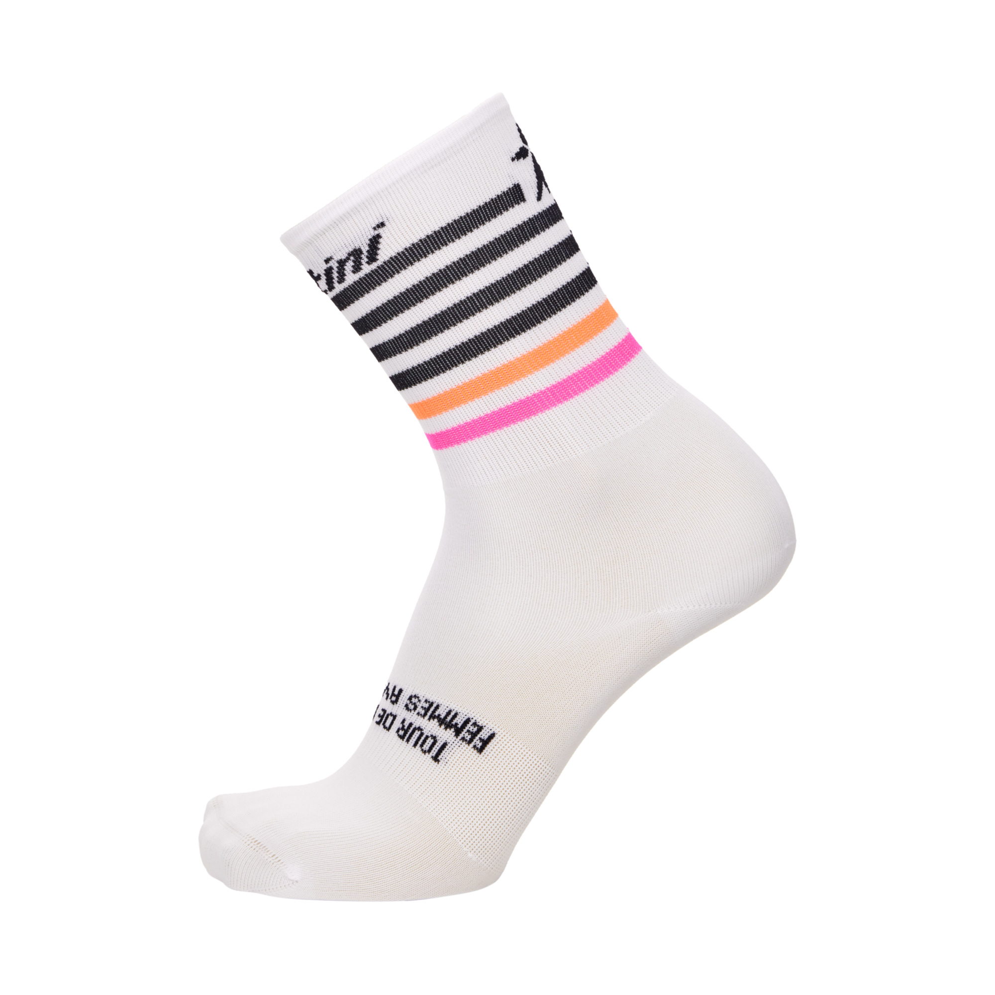Santini Tour de France Femmes Bretagne Fahrrad Socken