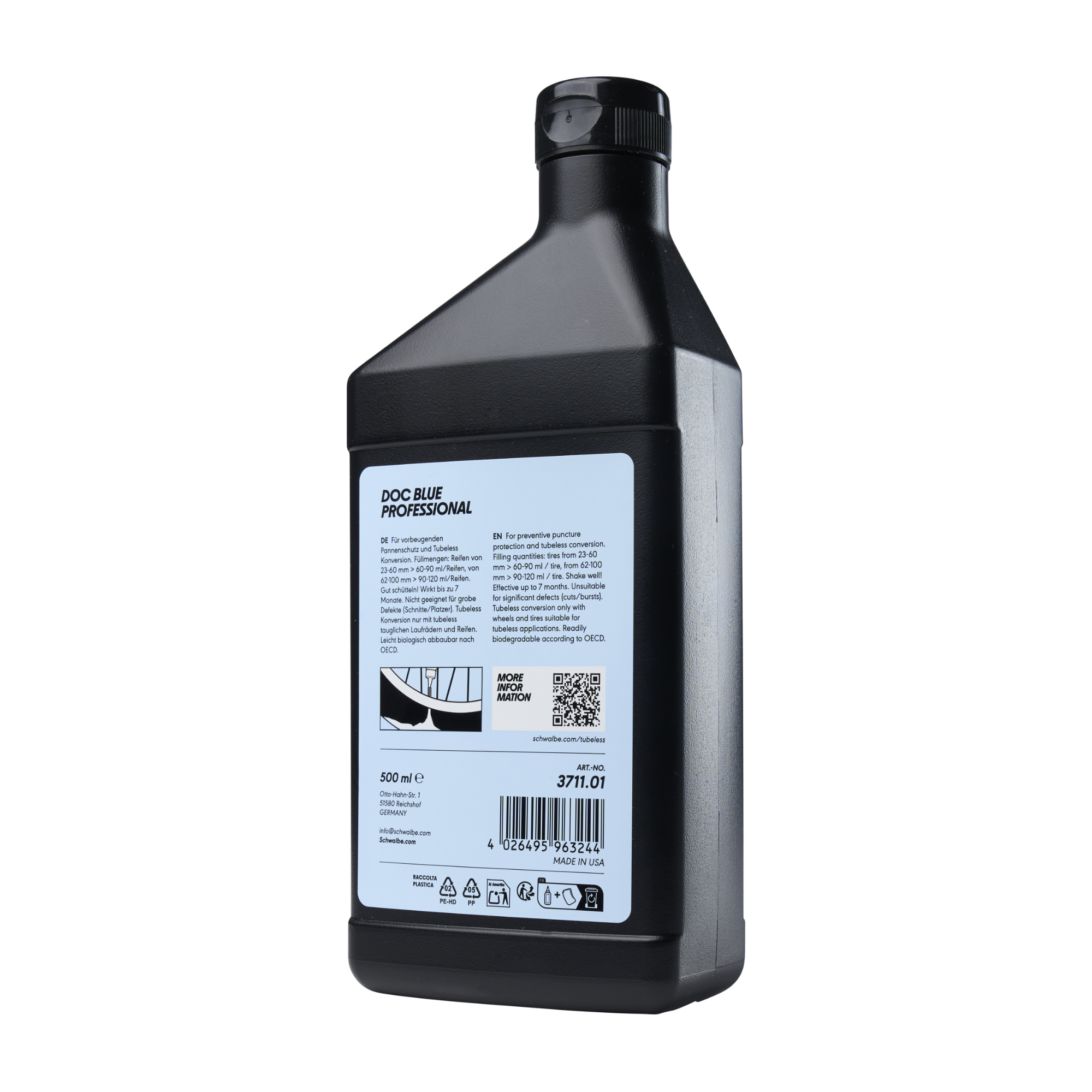 Schwalbe Doc Blue Professional Tubeless Milch 500 ml