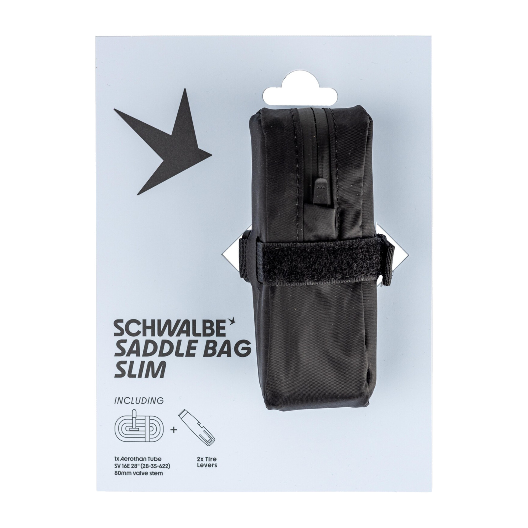 Schwalbe Saddle Bag Rennrad Satteltasche inkl. Aerothan SV16E Fahrradschlauch