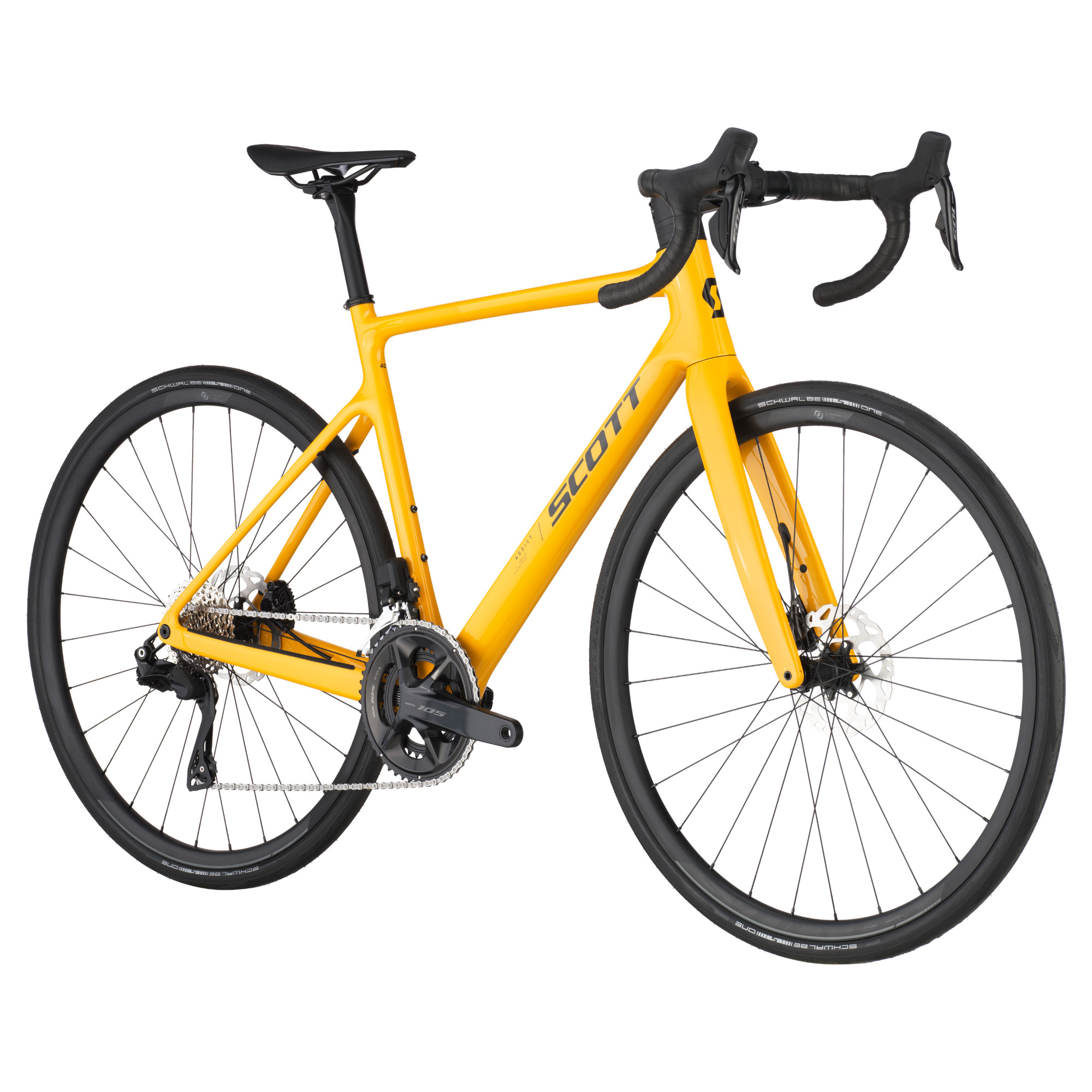 Scott Addict 40 Rennrad 28" gelb