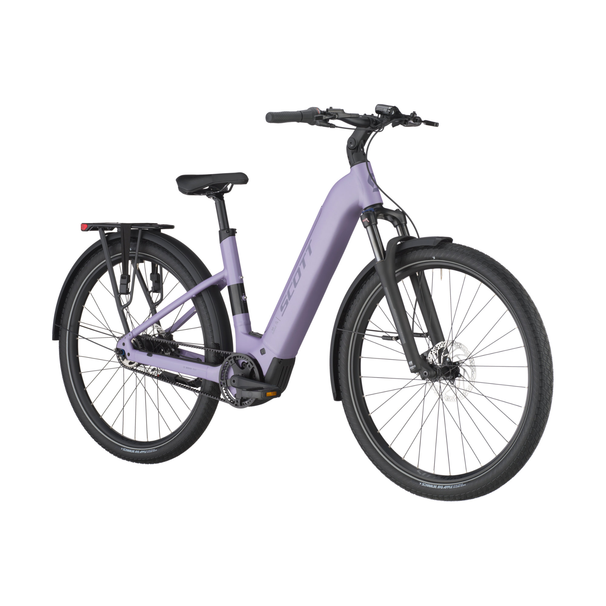 Scott SUB 20 Belt E-Bike Trekkingrad Tiefeinsteiger 29" lila