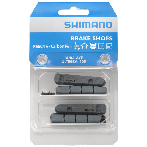 Shimano R55C4 Felgen-Bremsbeläge für Alu-Felgen (2 Paar)