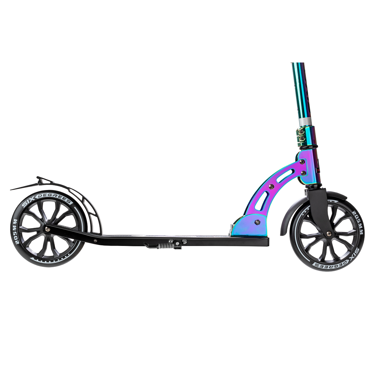 SixDegrees Aluminium Scooter 205 mm silber