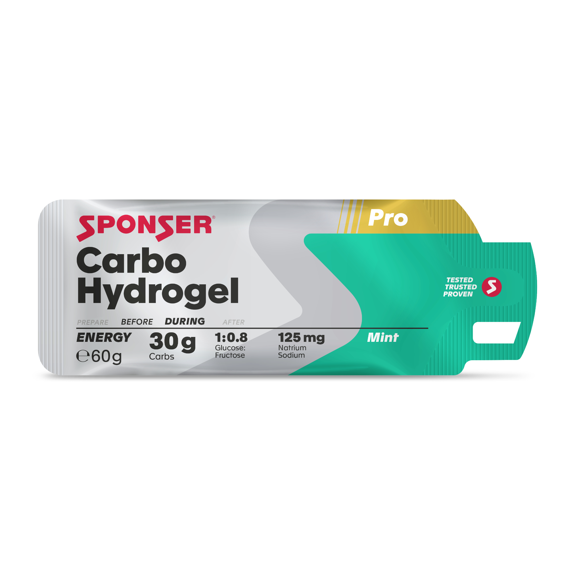 Sponser Carbo Hydrogel Energy Gel Box (20 x 60 g)
