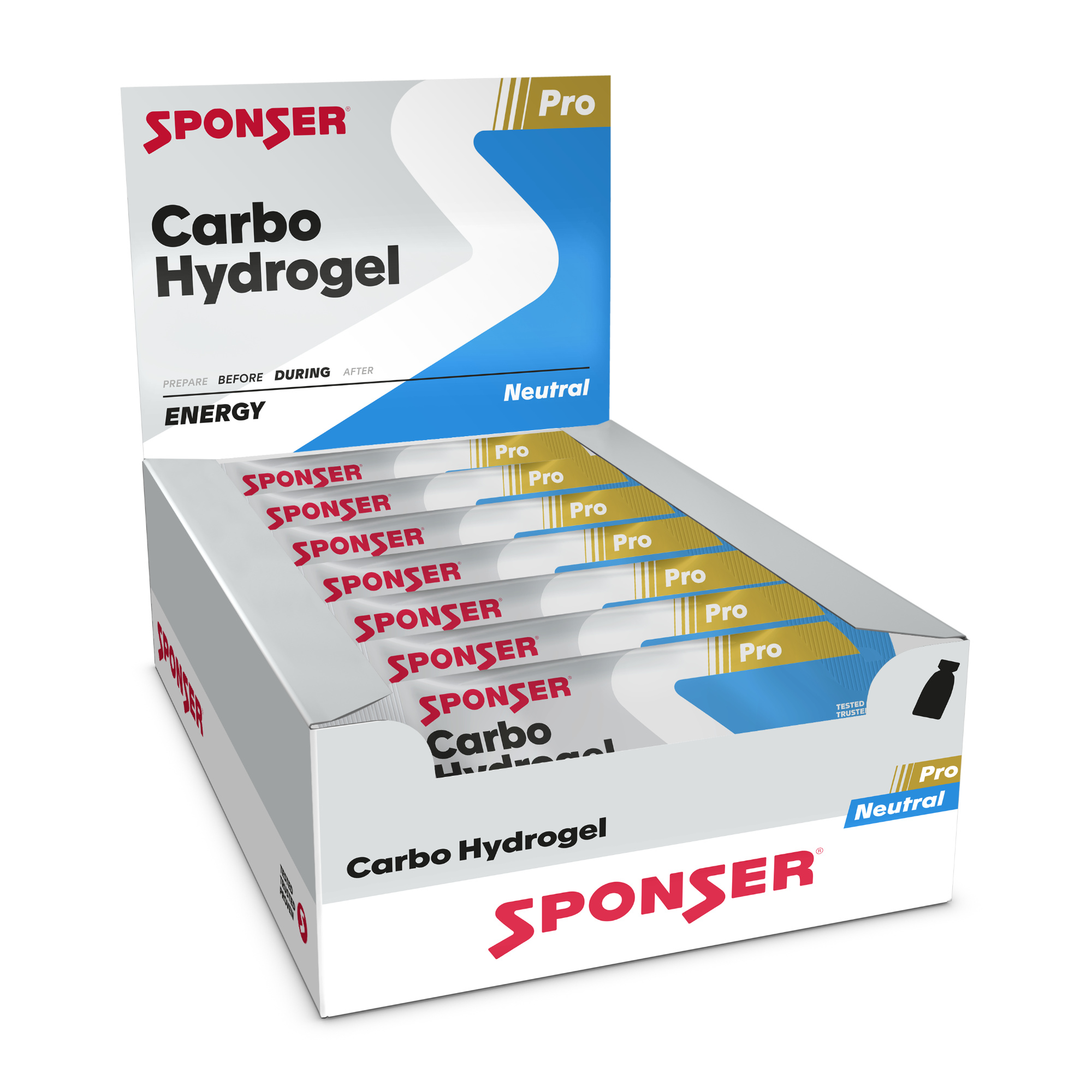 Sponser Carbo Hydrogel Energy Gel Box (20 x 60 g)