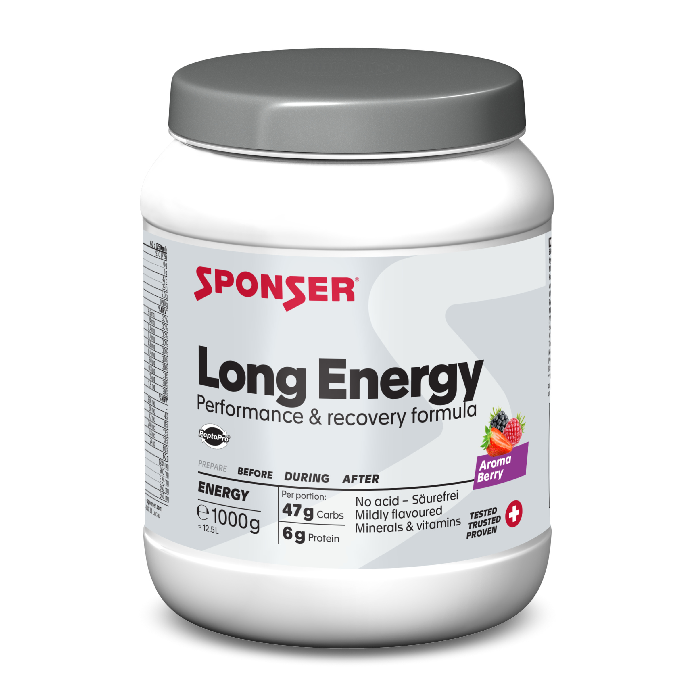Sponser Long Energy Elektrolytgetränk 1000 g