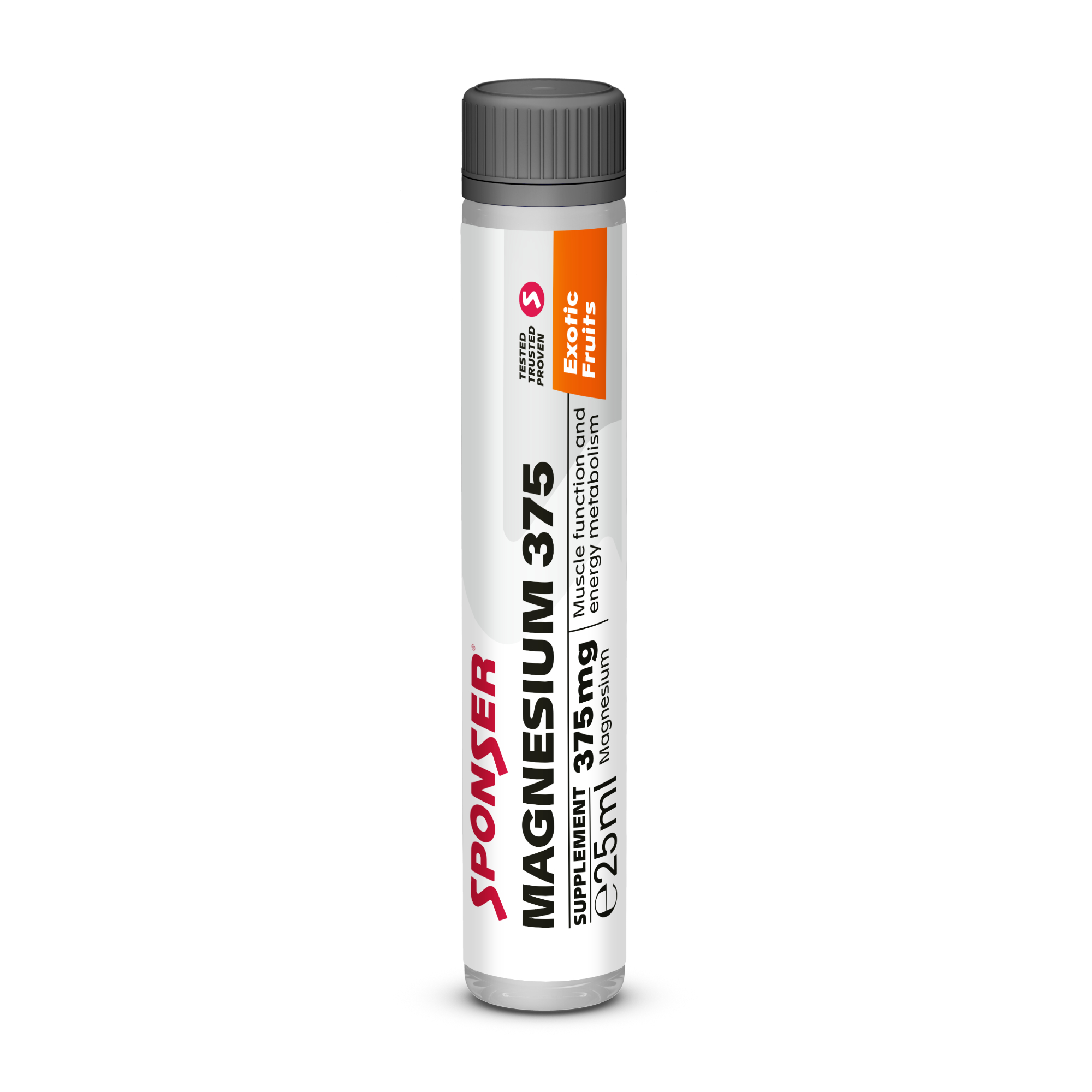 Sponser Magnesium 375 Nahrungsergänzungsmittel Box (30x25 ml)