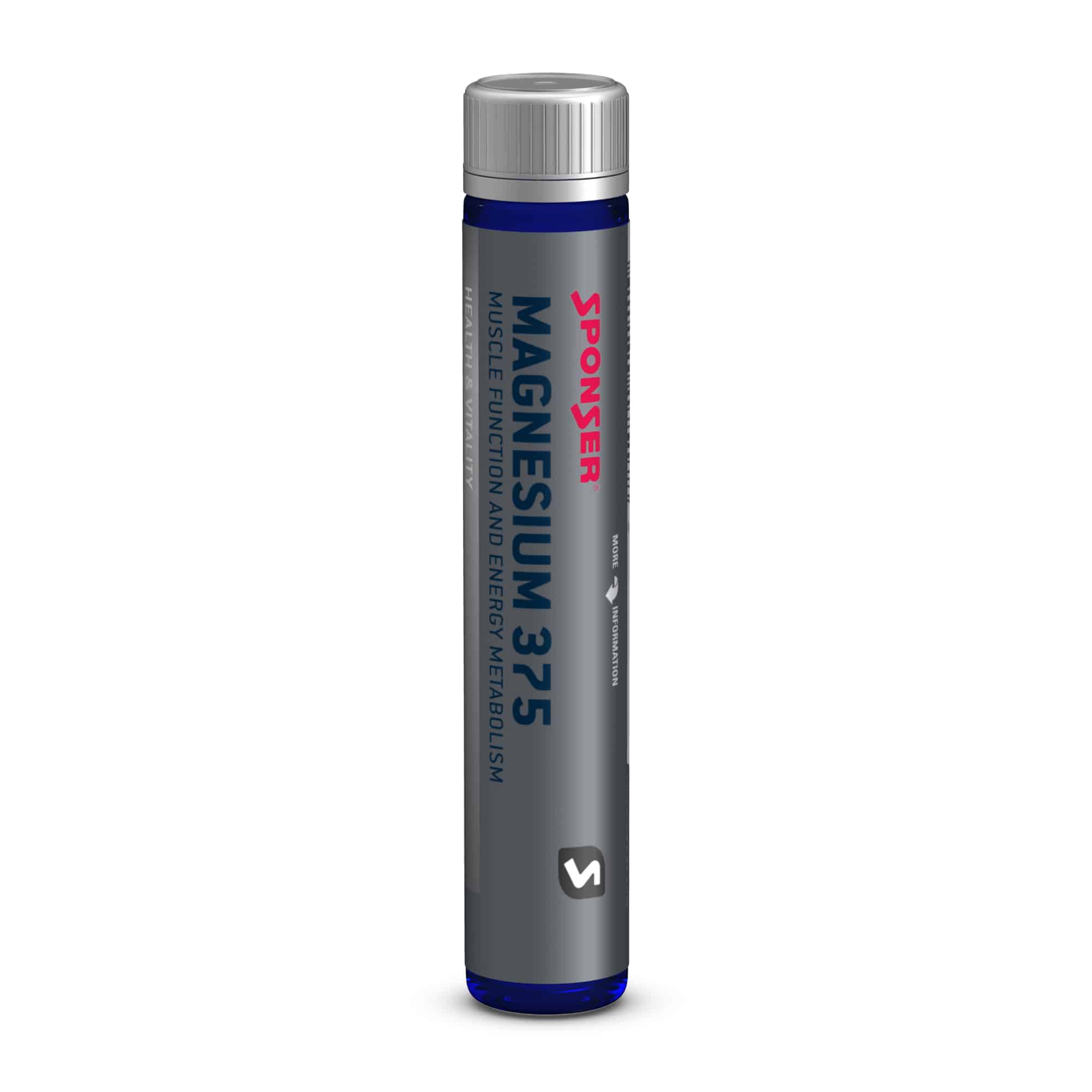 Sponser Magnesium 375 Nahrungsergänzungsmittel Box (30x25 ml)