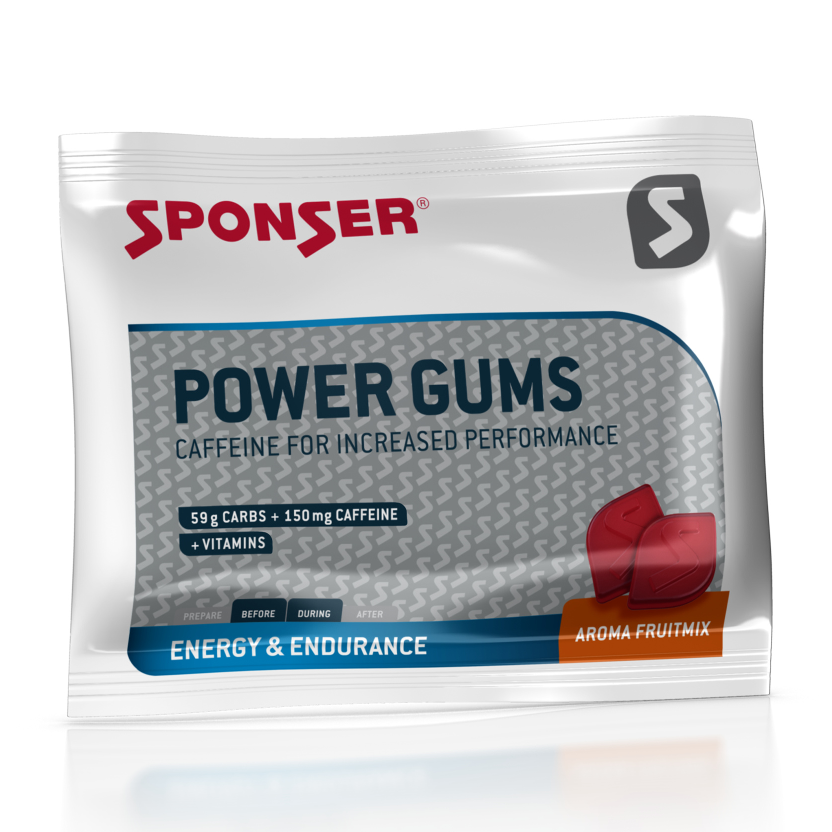 Sponser Power Gums Fruchtgummi Box (20x75 g)