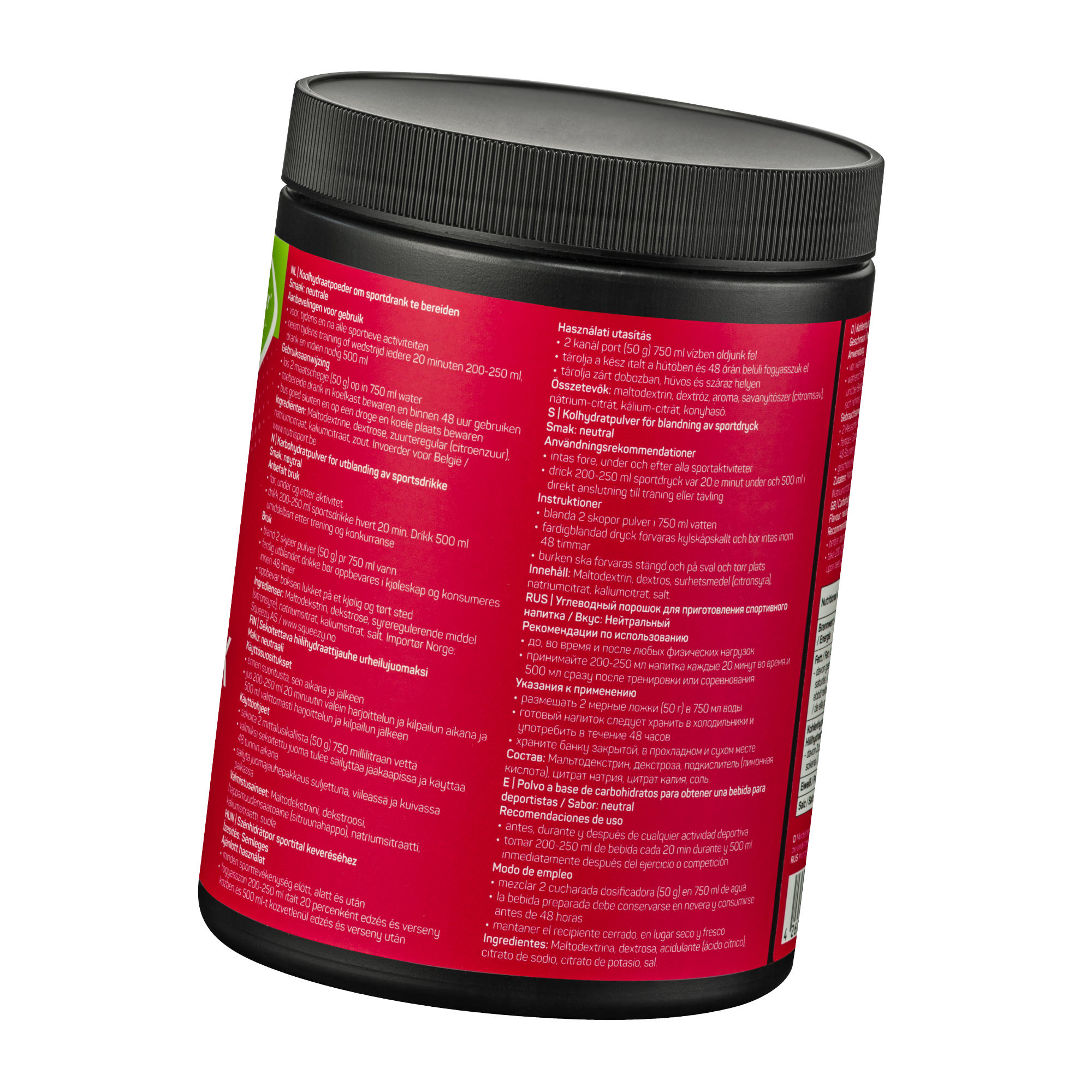 Squeezy Energy Drink Basic Formula Iso Getränk vegan (650 g)