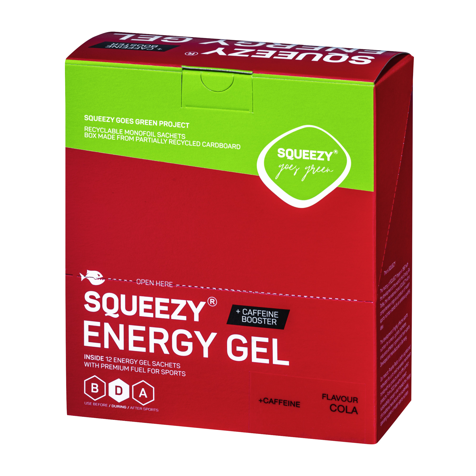 Squeezy Energy Gel vegan Box (12 x 30/33 g)