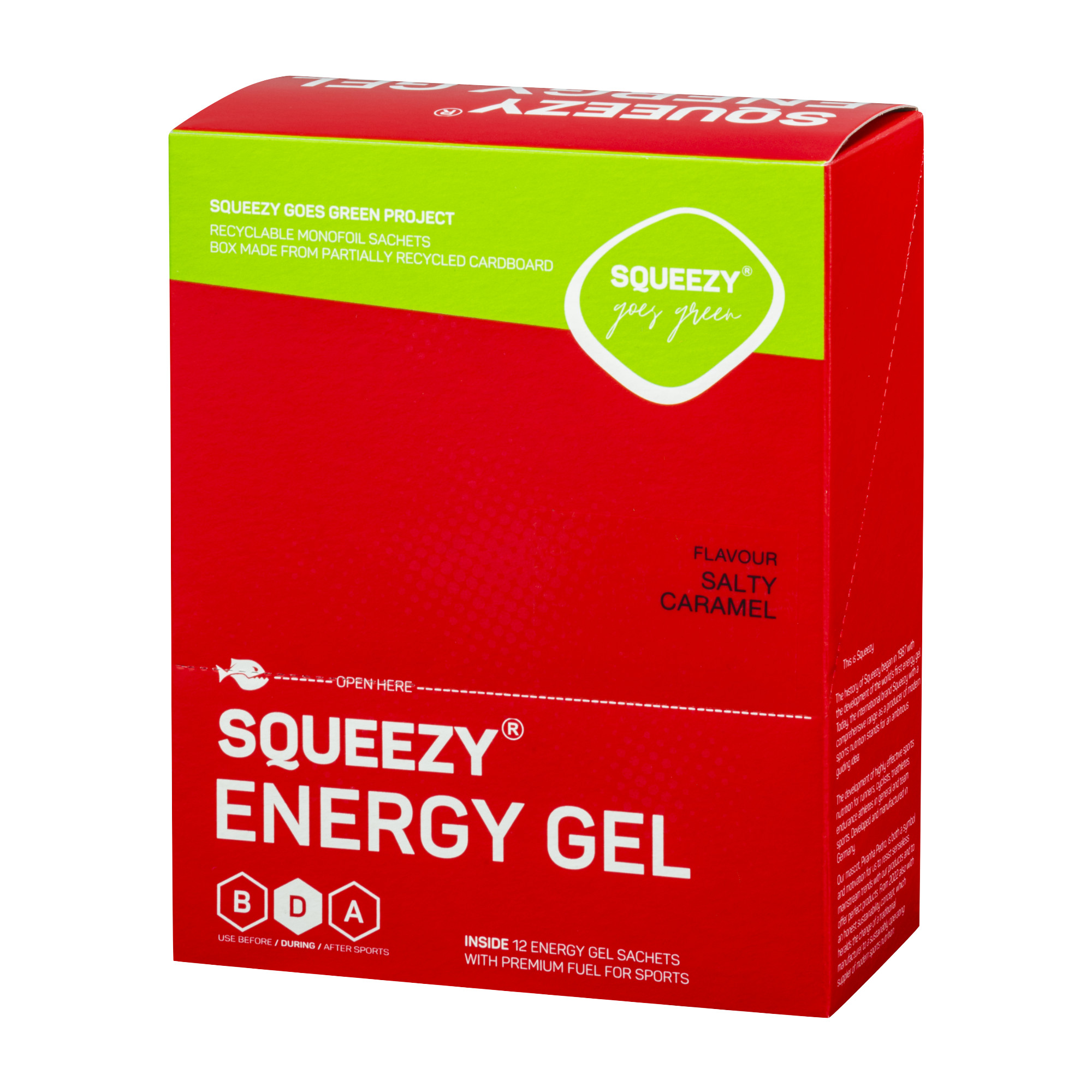 Squeezy Energy Gel vegan Box (12 x 30/33 g)