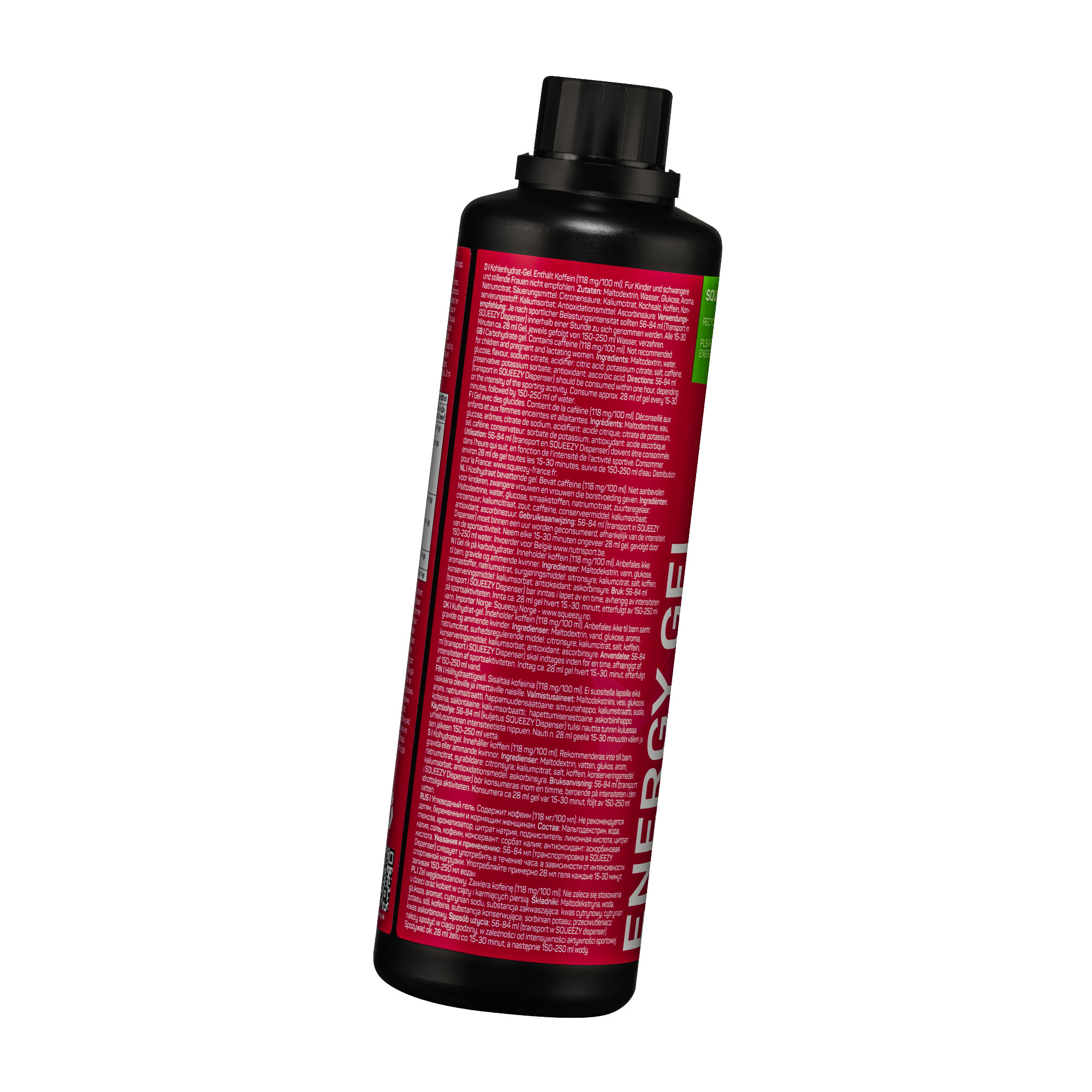 Squeezy Energy Gel vegan Refiller (500 ml)