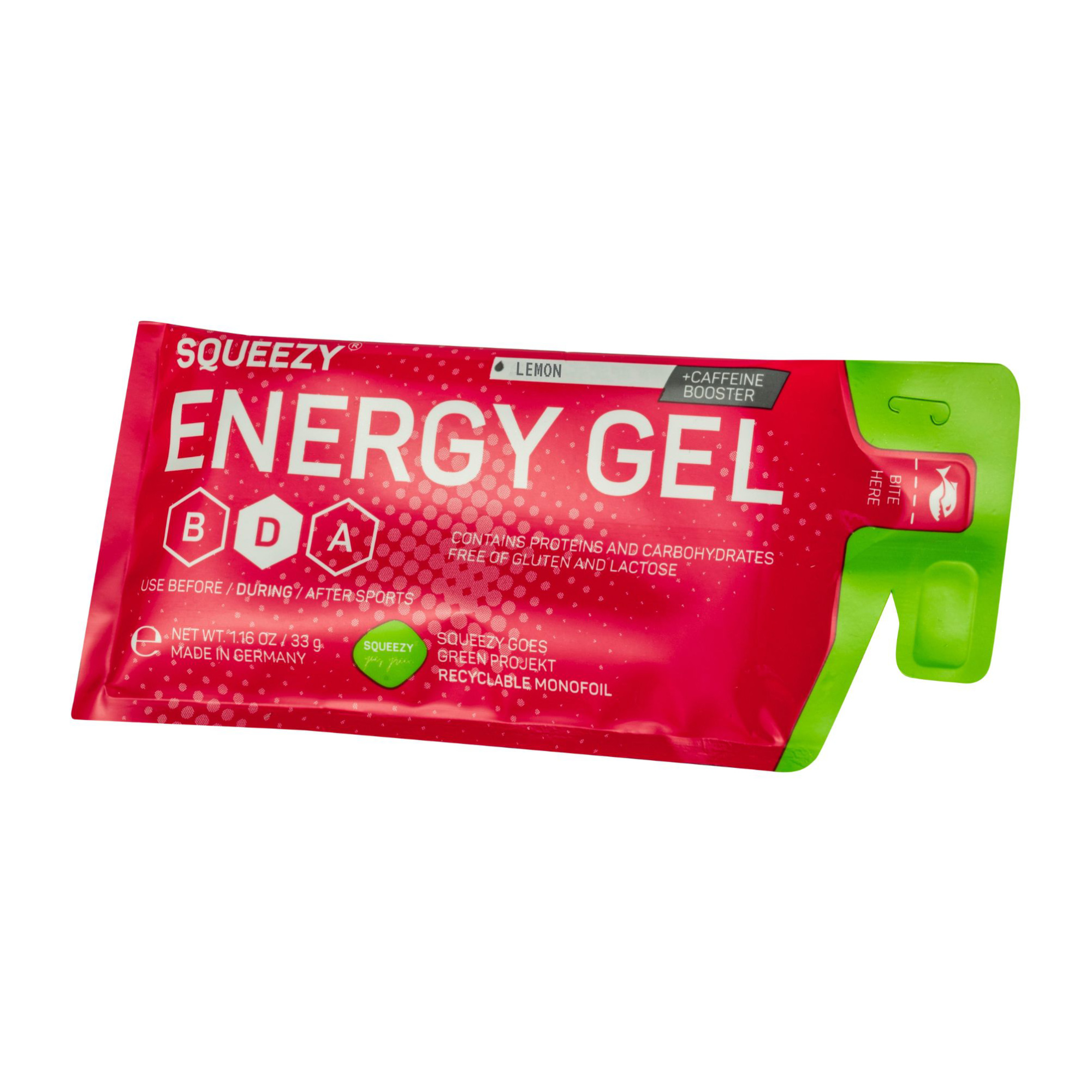 Squeezy Energy Gel vegan Box gemischt (12 x 33 g)