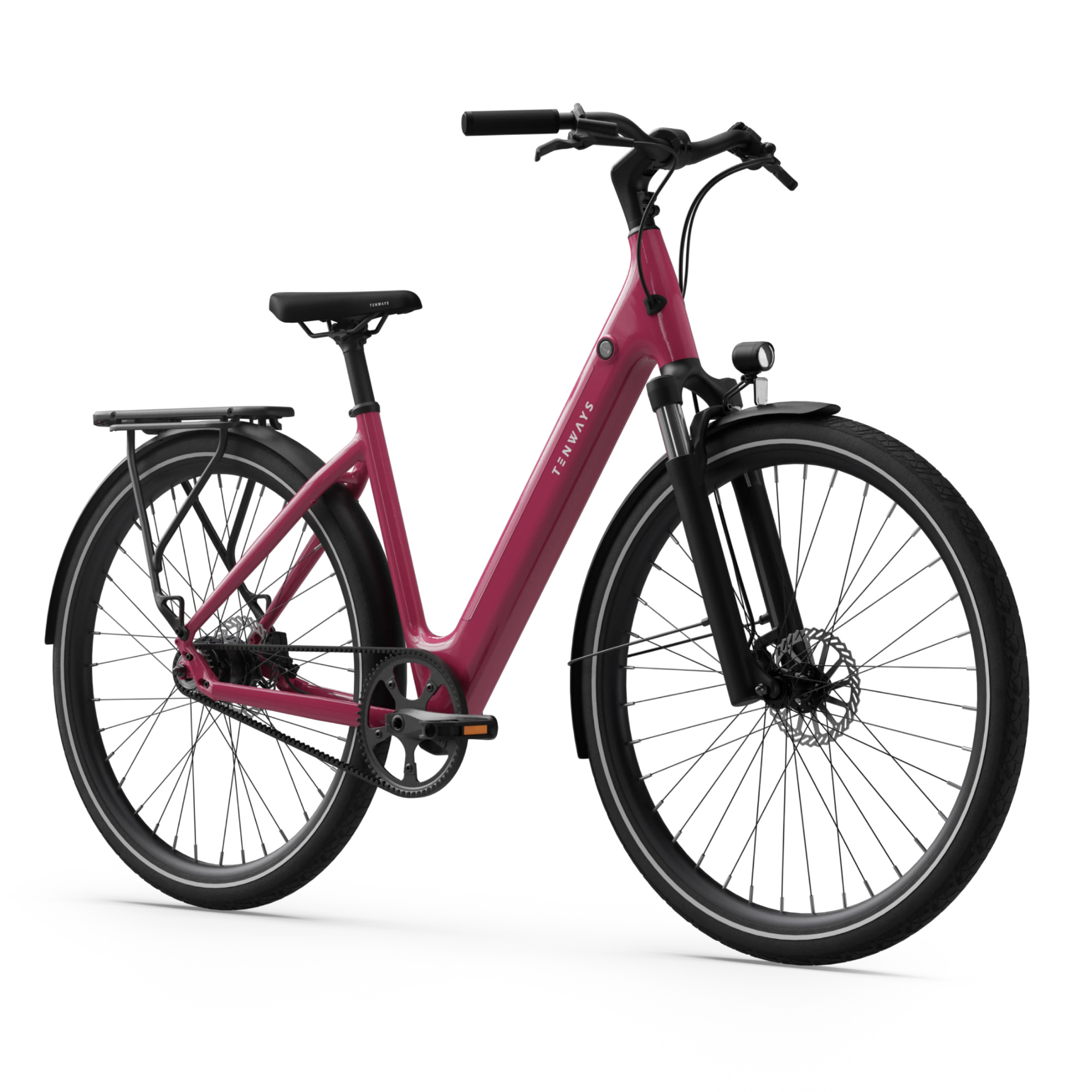 Tenways CGO 800 S E-Bike City Bike Tiefeinsteiger 28" pink