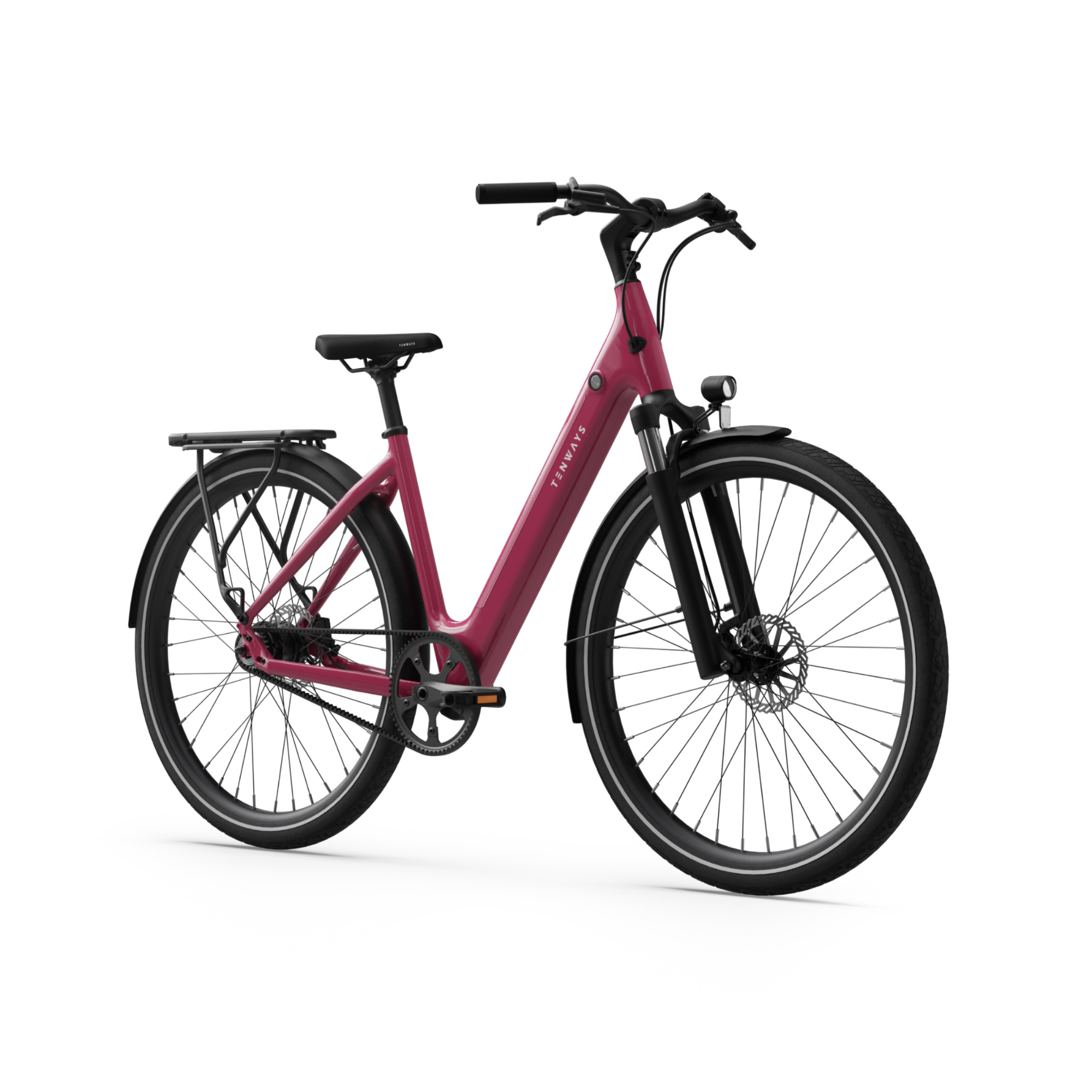 Tenways CGO 800 S E-Bike City Bike Tiefeinsteiger 28" pink