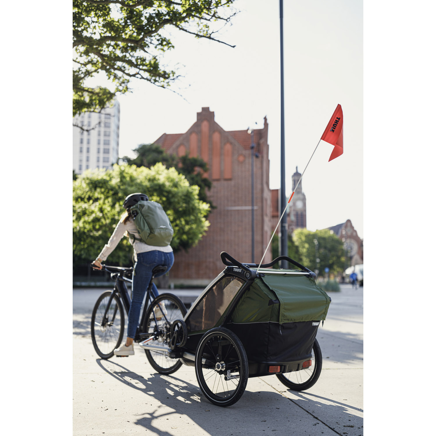 Thule 17-X Fahne für Kinderanhänger