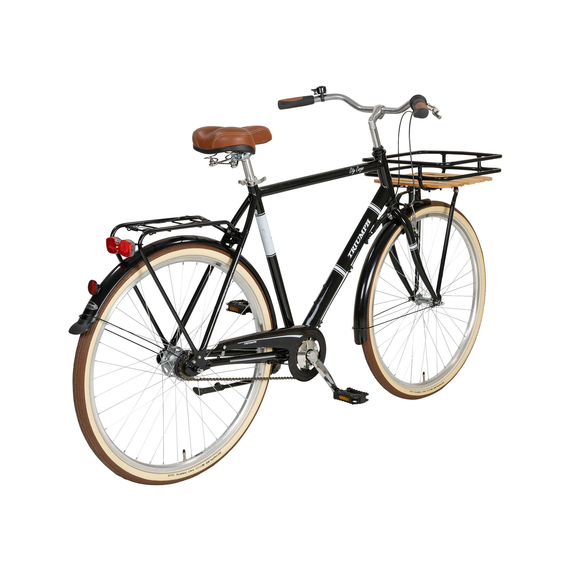 Triumph City Cargo RT 7 City Bike Herren 28" schwarz