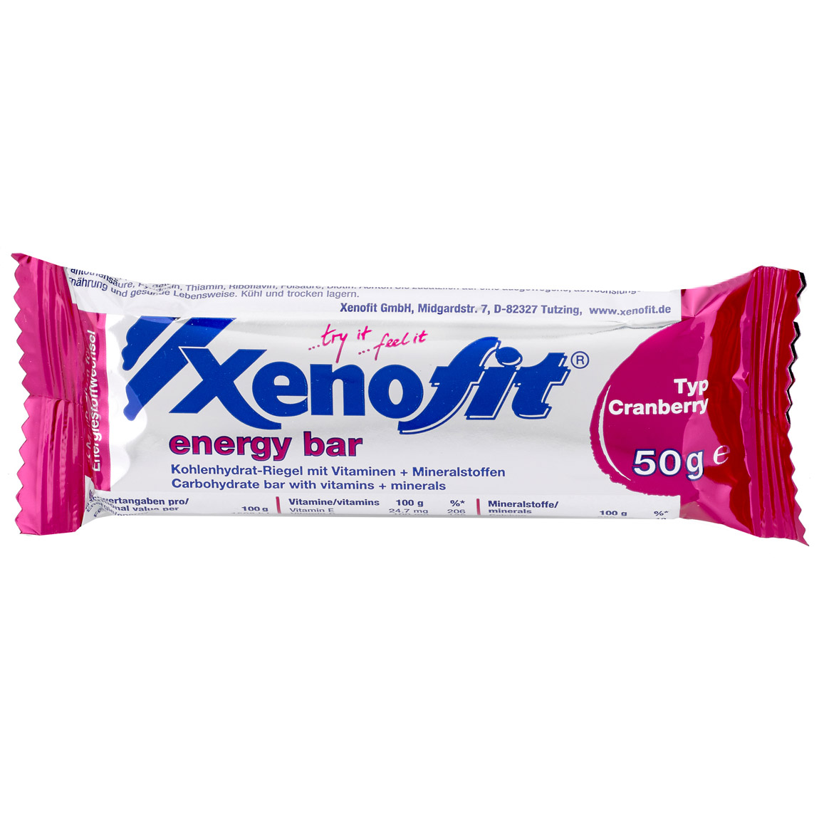 Xenofit Energy Bar Energieriegel (50 g)