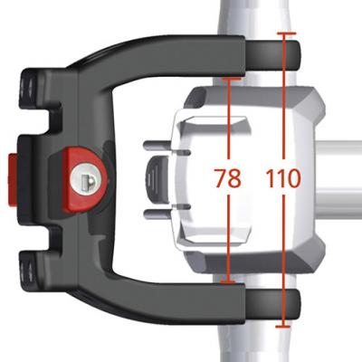 KLICKfix Lenkeradapter E mit Schloss