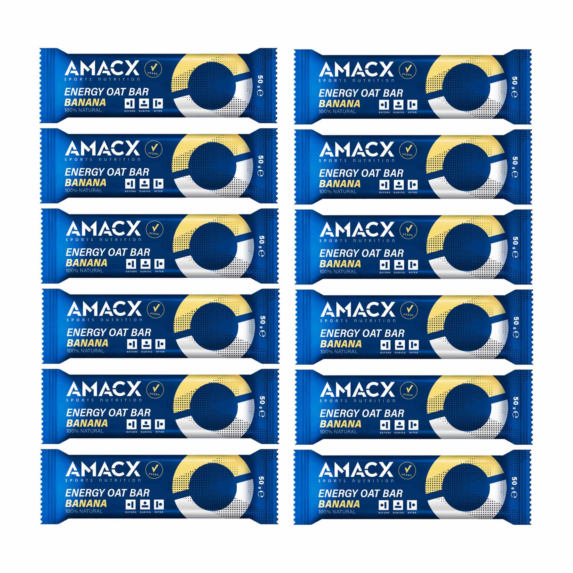 AMACX Energy Oat Bar Energieriegel Box 12 x 50 g
