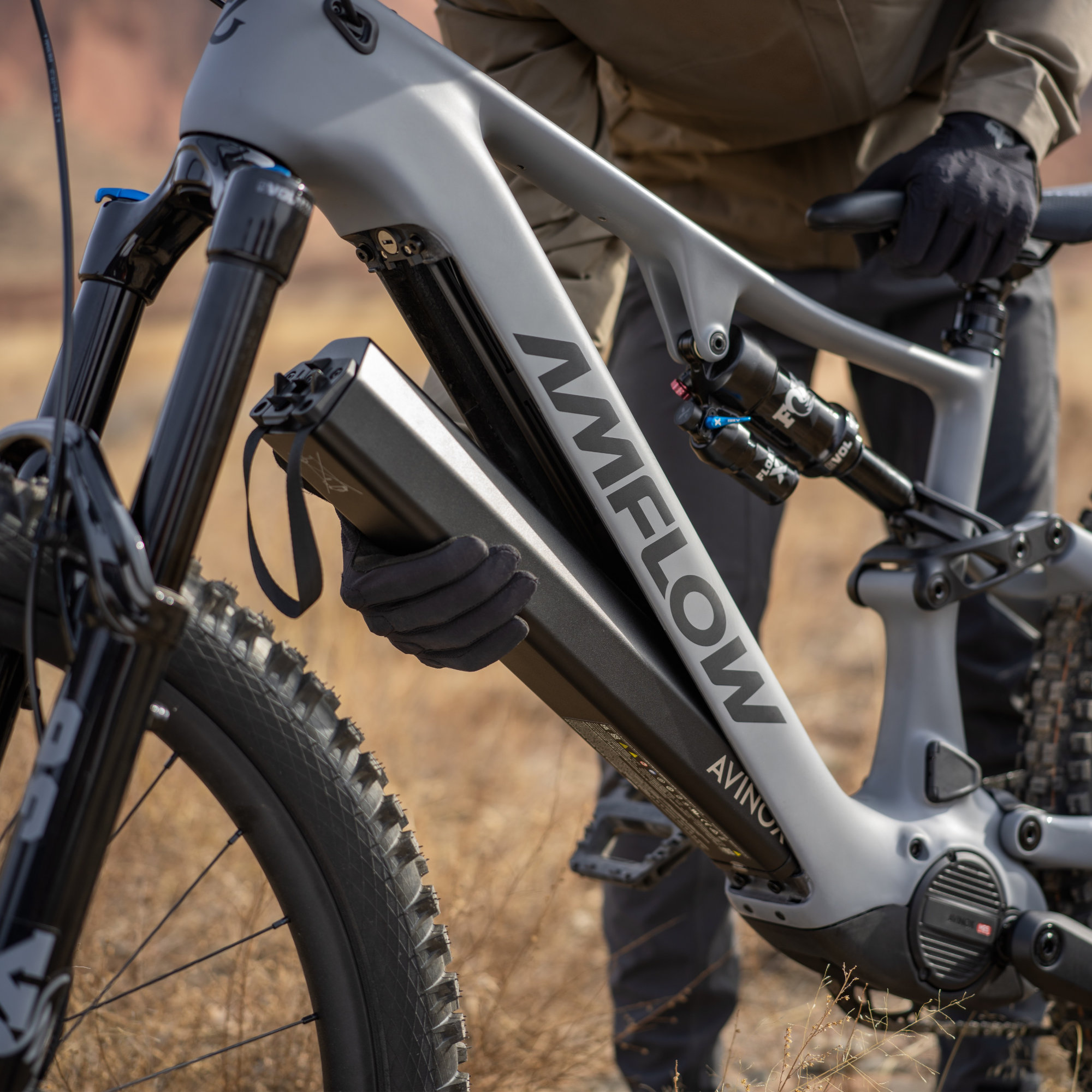 Amflow PR Carbon Pro E-Bike Mountainbike Fully 29"-27,5" grau