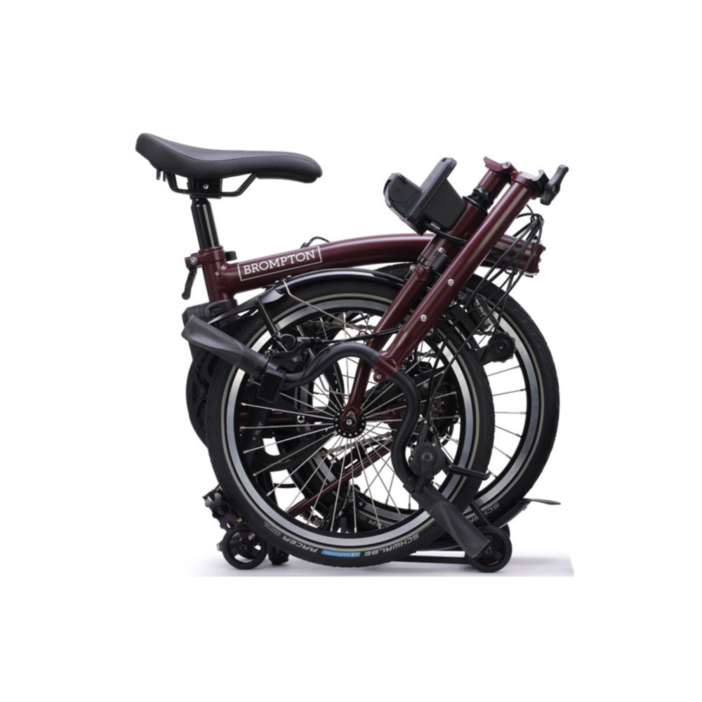Brompton Electric C-Line H4EL E-Bike Faltrad 16" rot