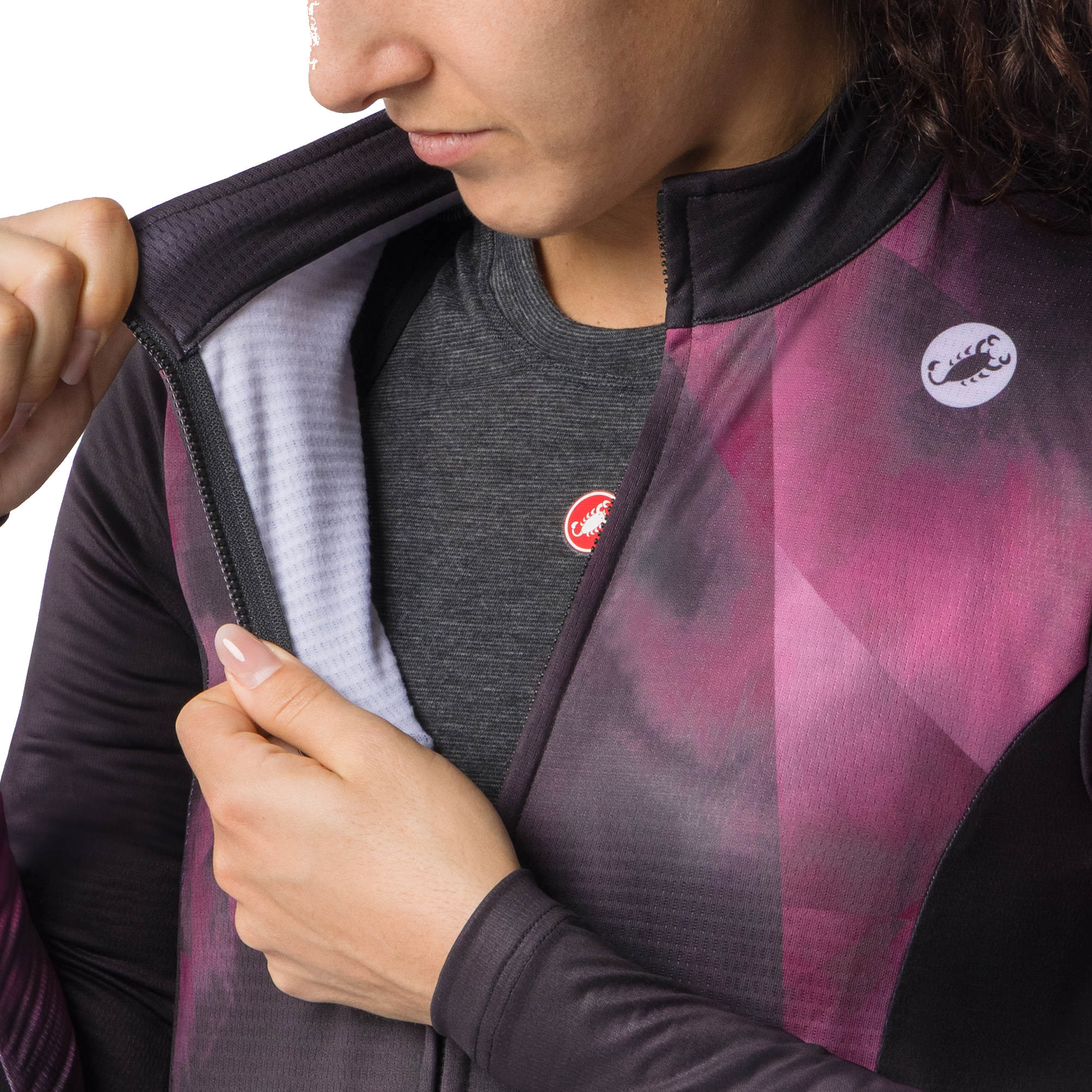 Castelli Prismatic Thermal Radtrikot Damen langarm