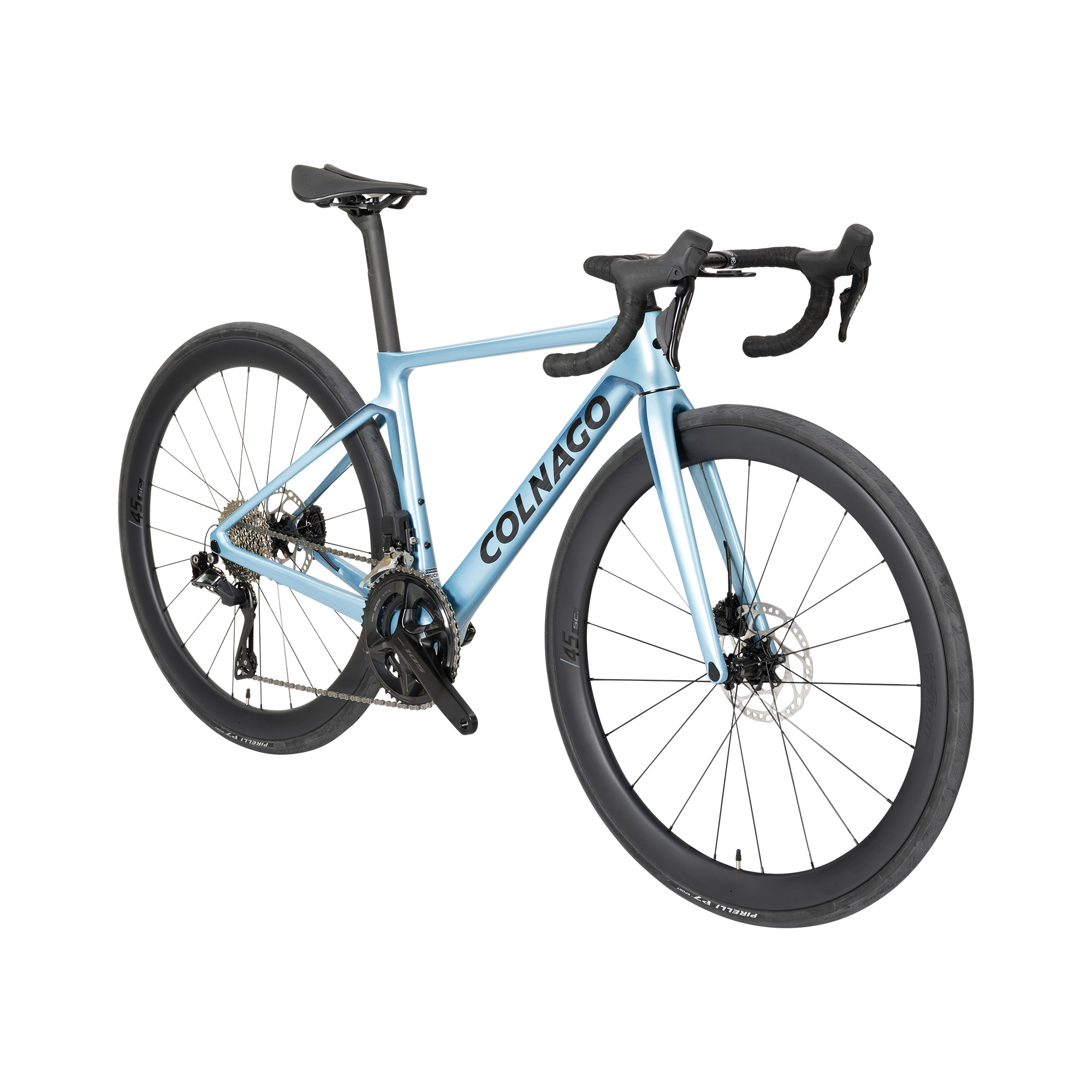Colnago V4 105 Di2 Carbon Rennrad 28" blau