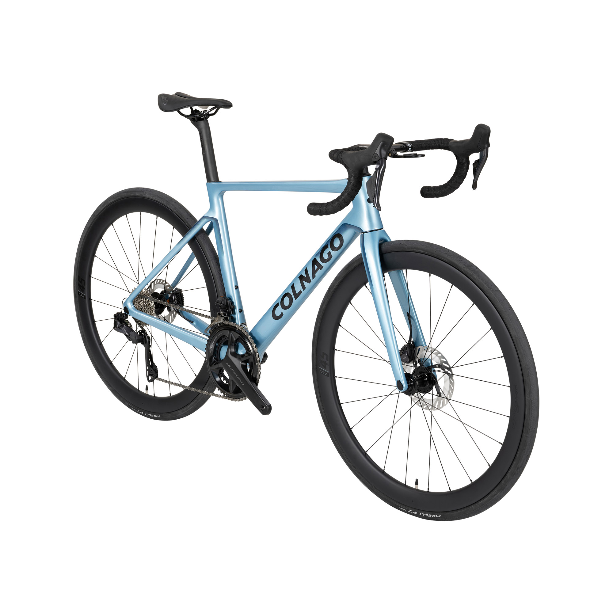 Colnago V4 Ultegra Di2 Carbon Rennrad Vision SC45 28" blau