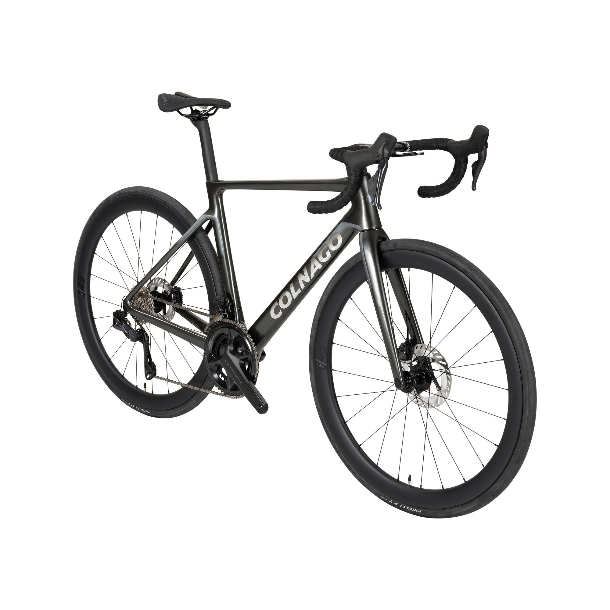 Colnago V4 Ultegra Di2 Carbon Rennrad Vision SC45 28" grau