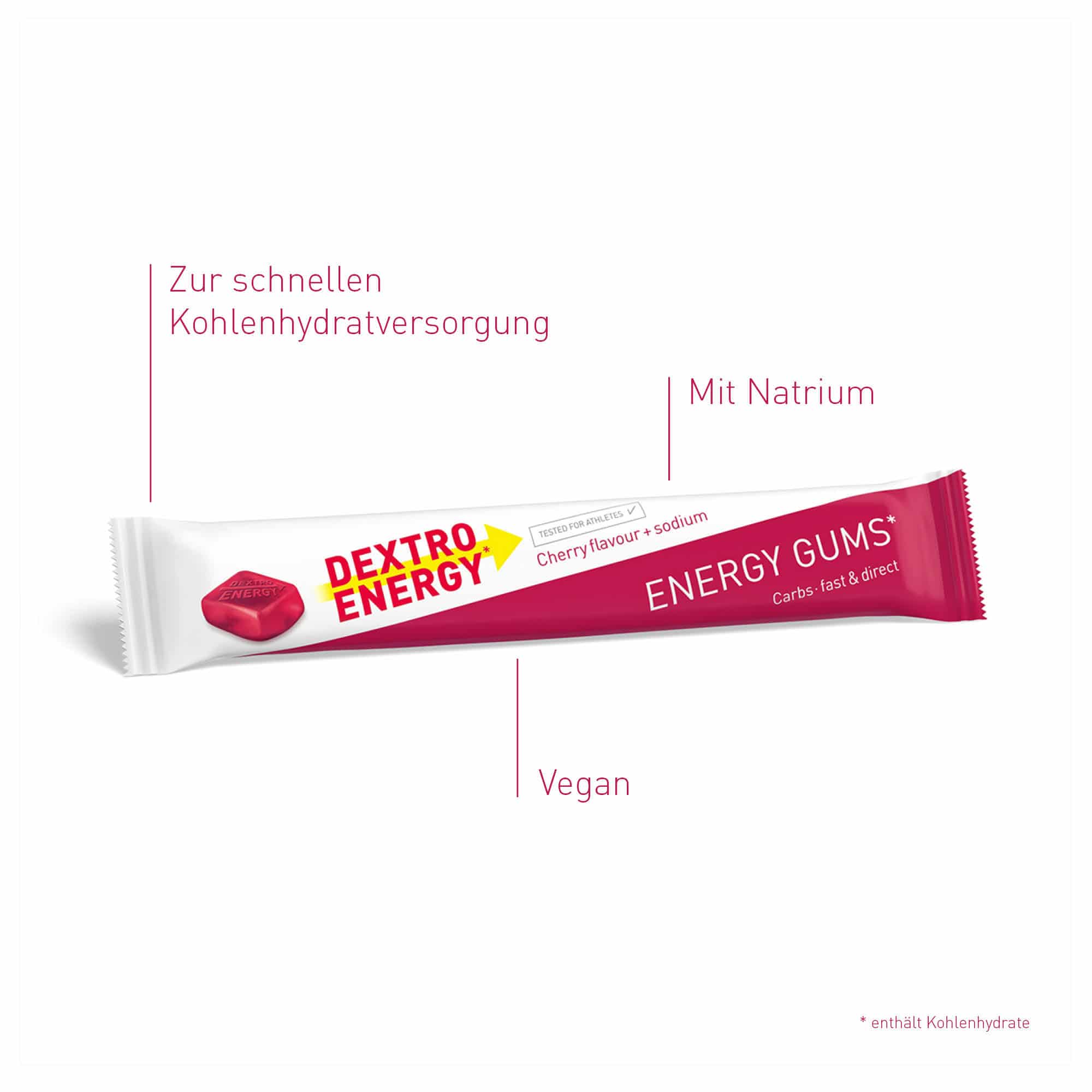 Dextro Energy* Gums Fruchtgummi (45 g)