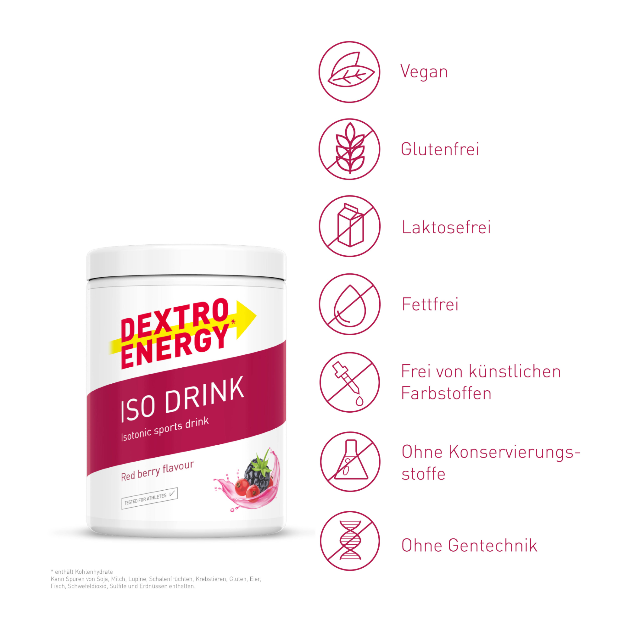 Dextro Energy* Iso Drink isotonisches Getränkepulver (440 g)