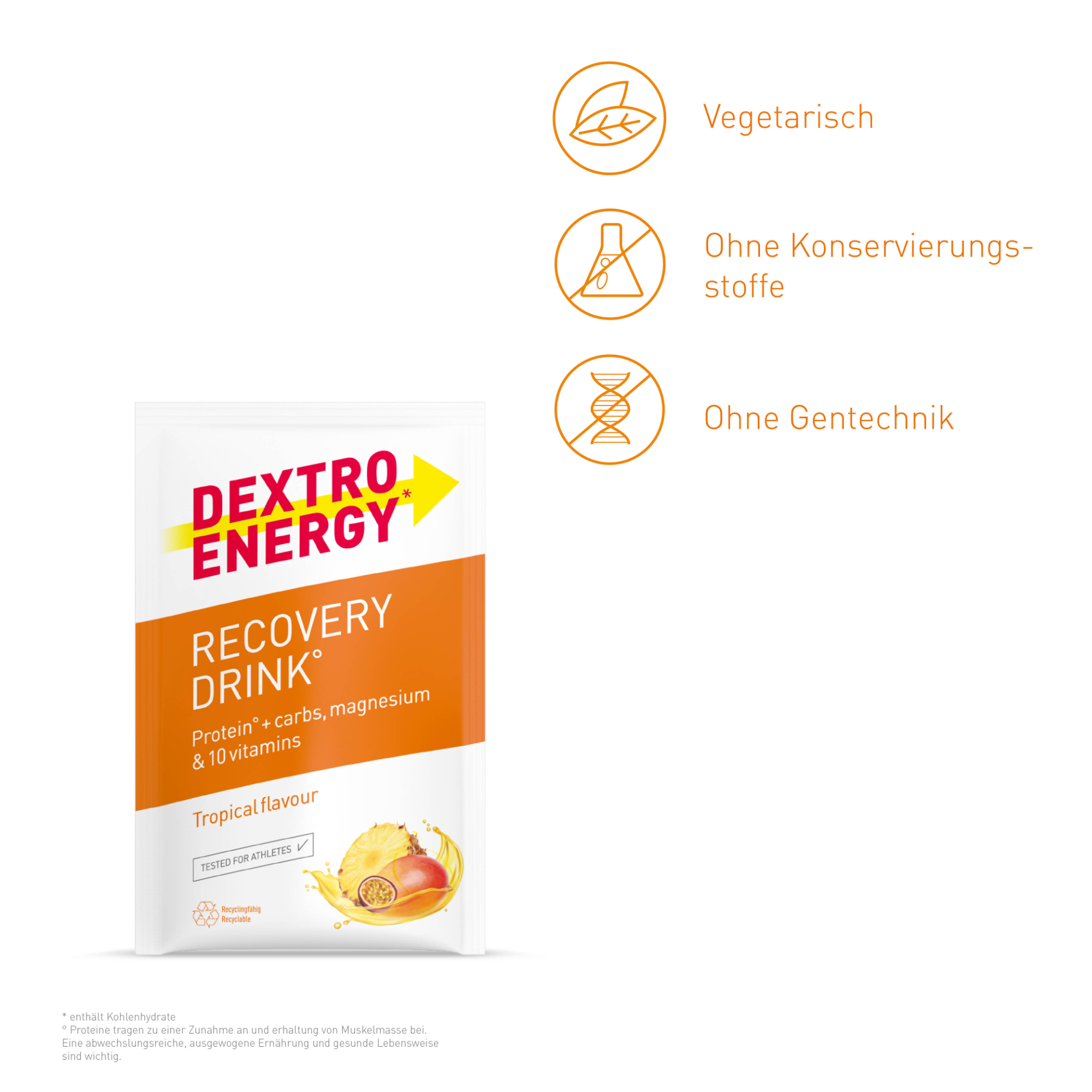 Dextro Energy* Recovery Drink Eiweißpulver (44,5 g)
