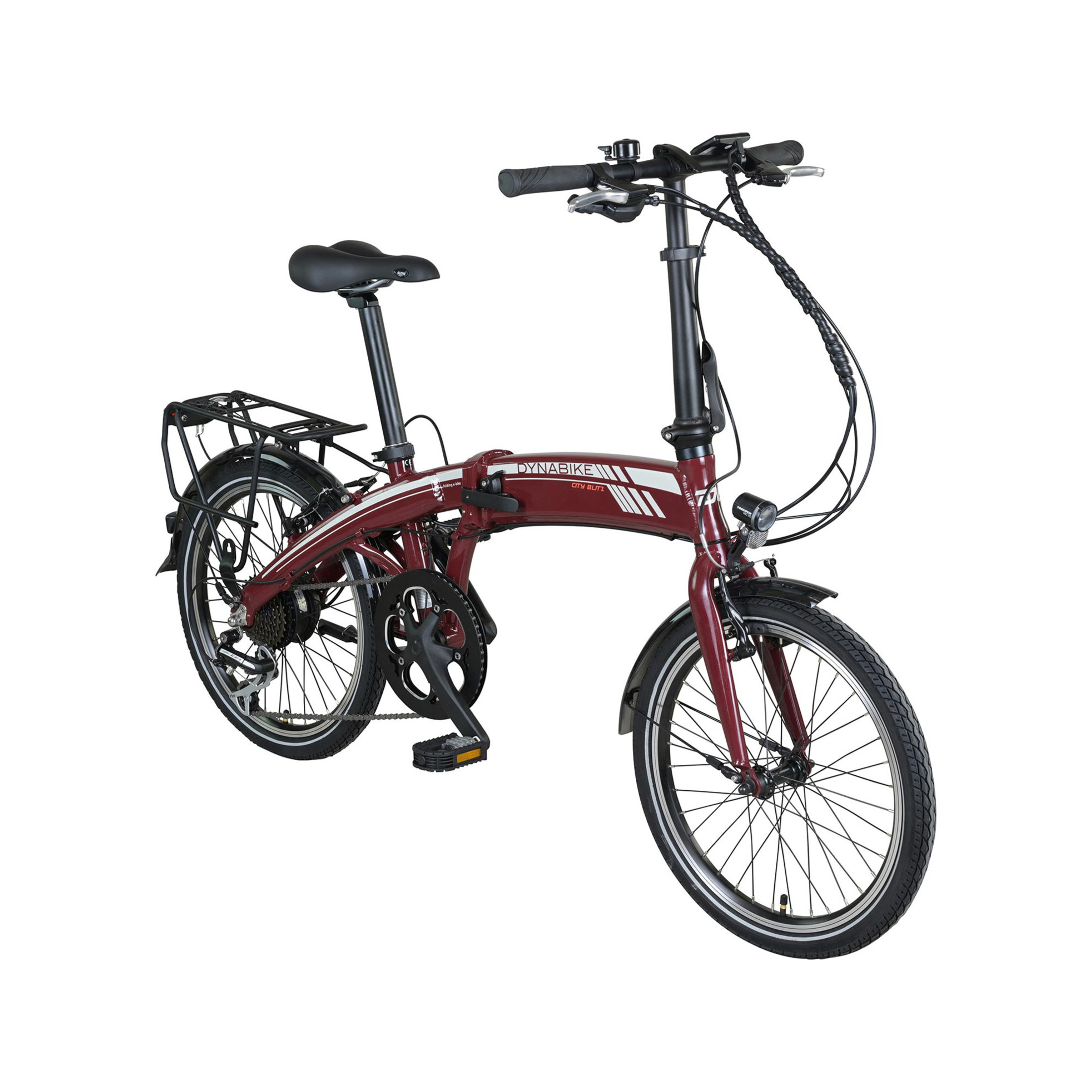 Dynabike Cityblitz E-Bike Faltrad 20" silber