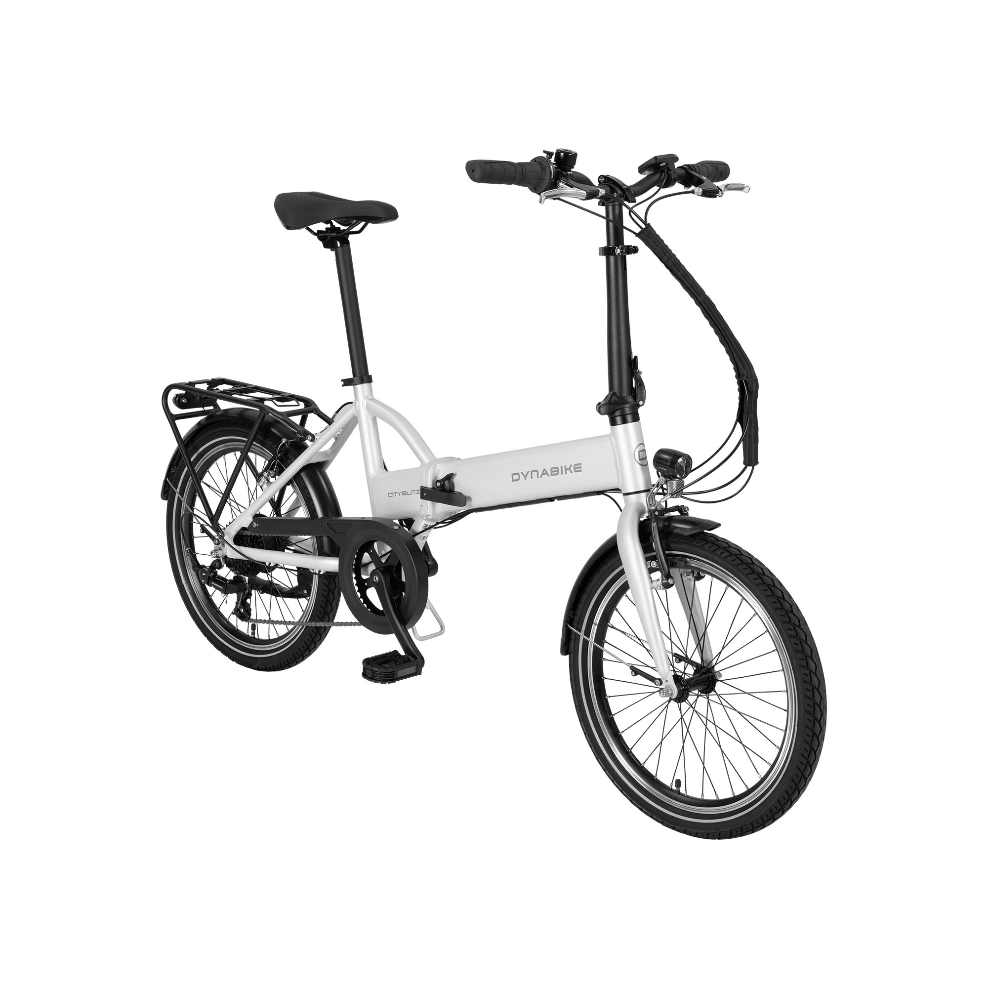 Dynabike Cityblitz E-Bike Faltrad 20" silber