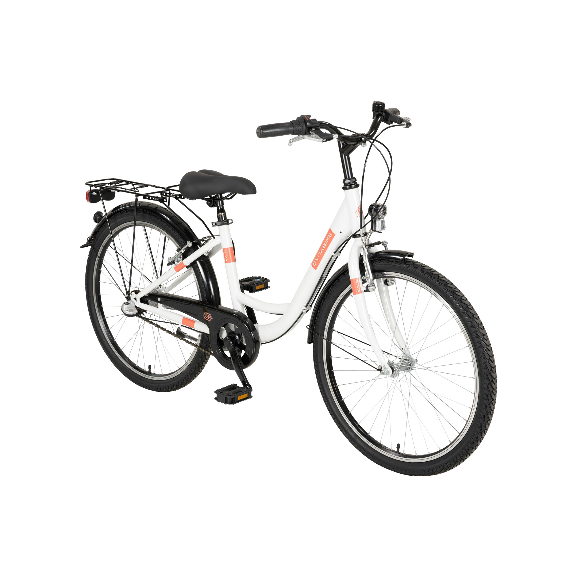 Dynabike Riva RT Jugendfahrrad 24" weiß