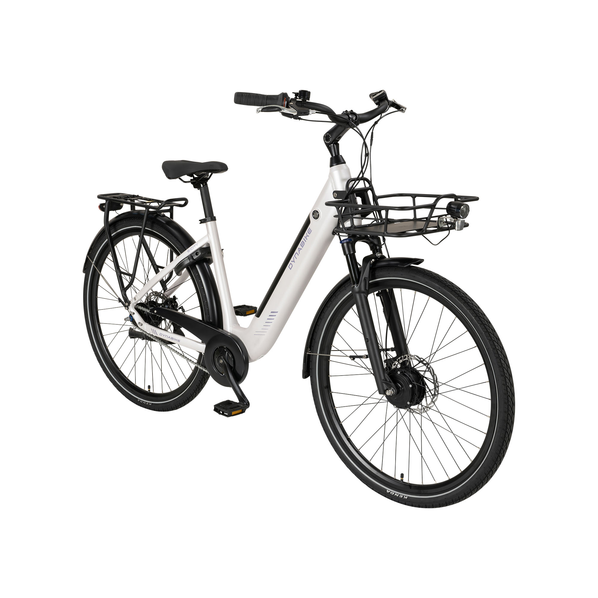 Dynabike E-City E-Bike City Bike Tiefeinsteiger 28" silber
