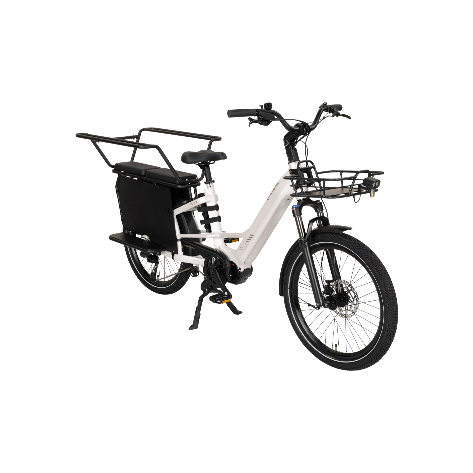 Dynabike E-Flux Lastenrad 24" weiß