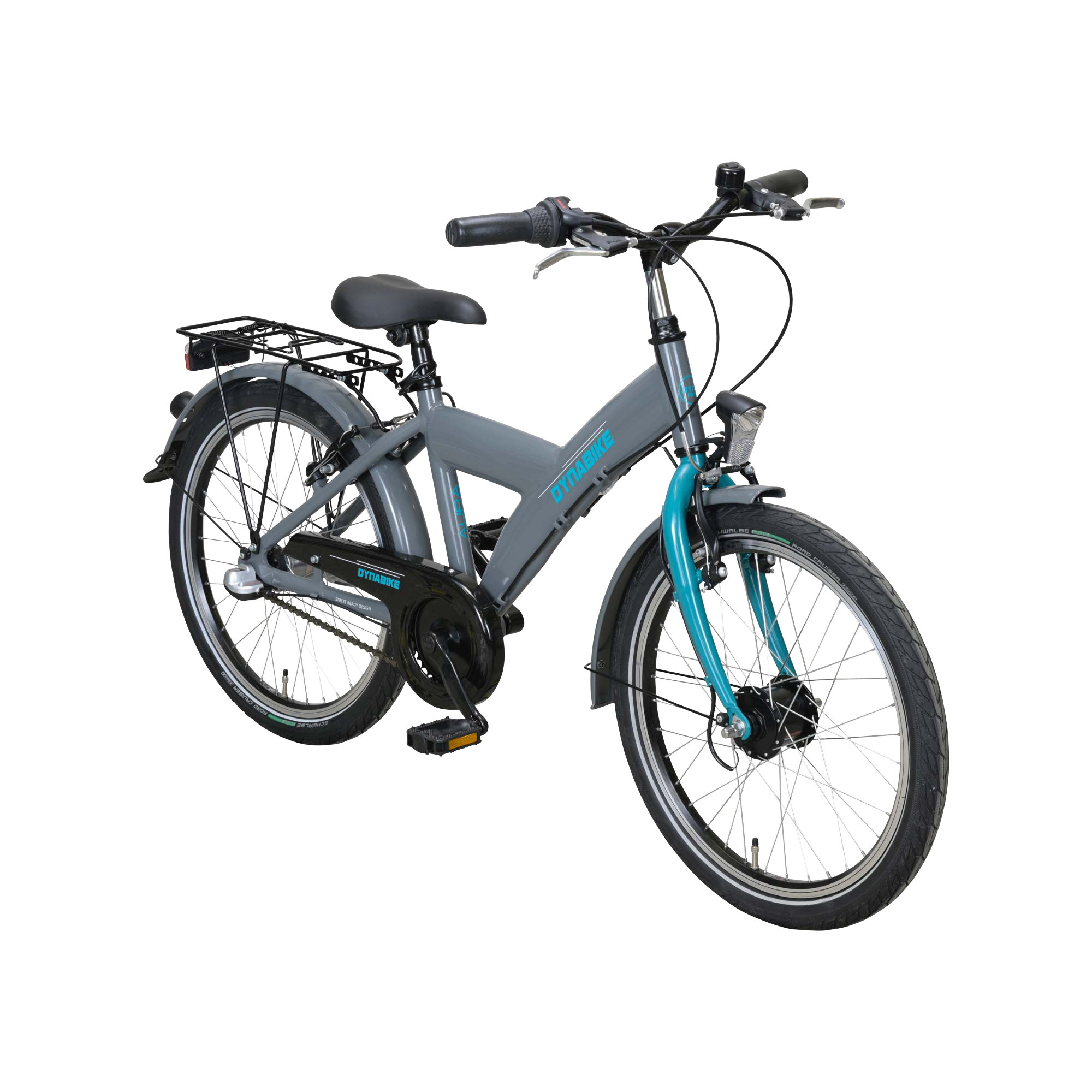 Haibike SEET Greedy 20R Kinderfahrrad 2021 - 20 Zoll Grau/Blau/Lime