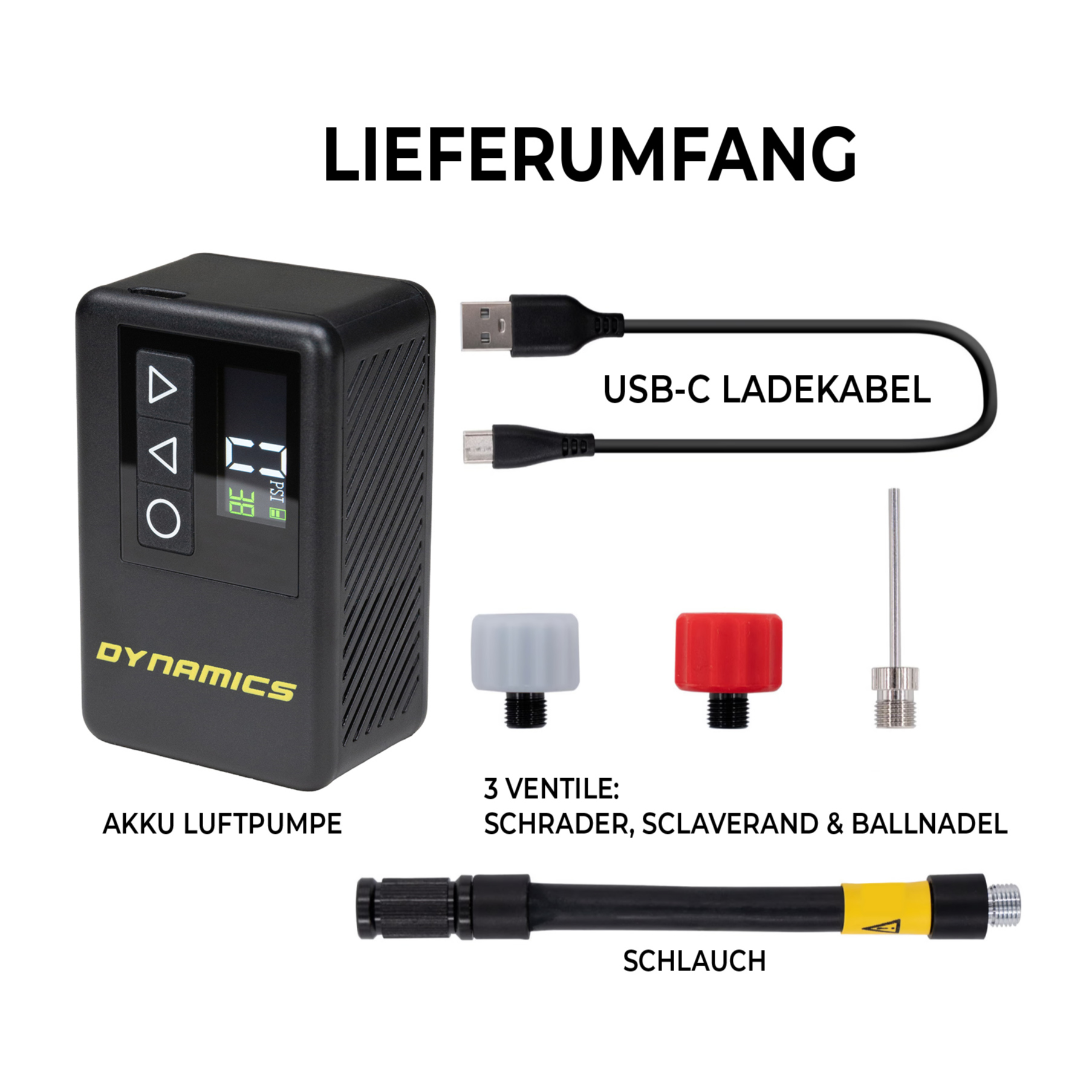Dynamics Akku-Luftpumpe