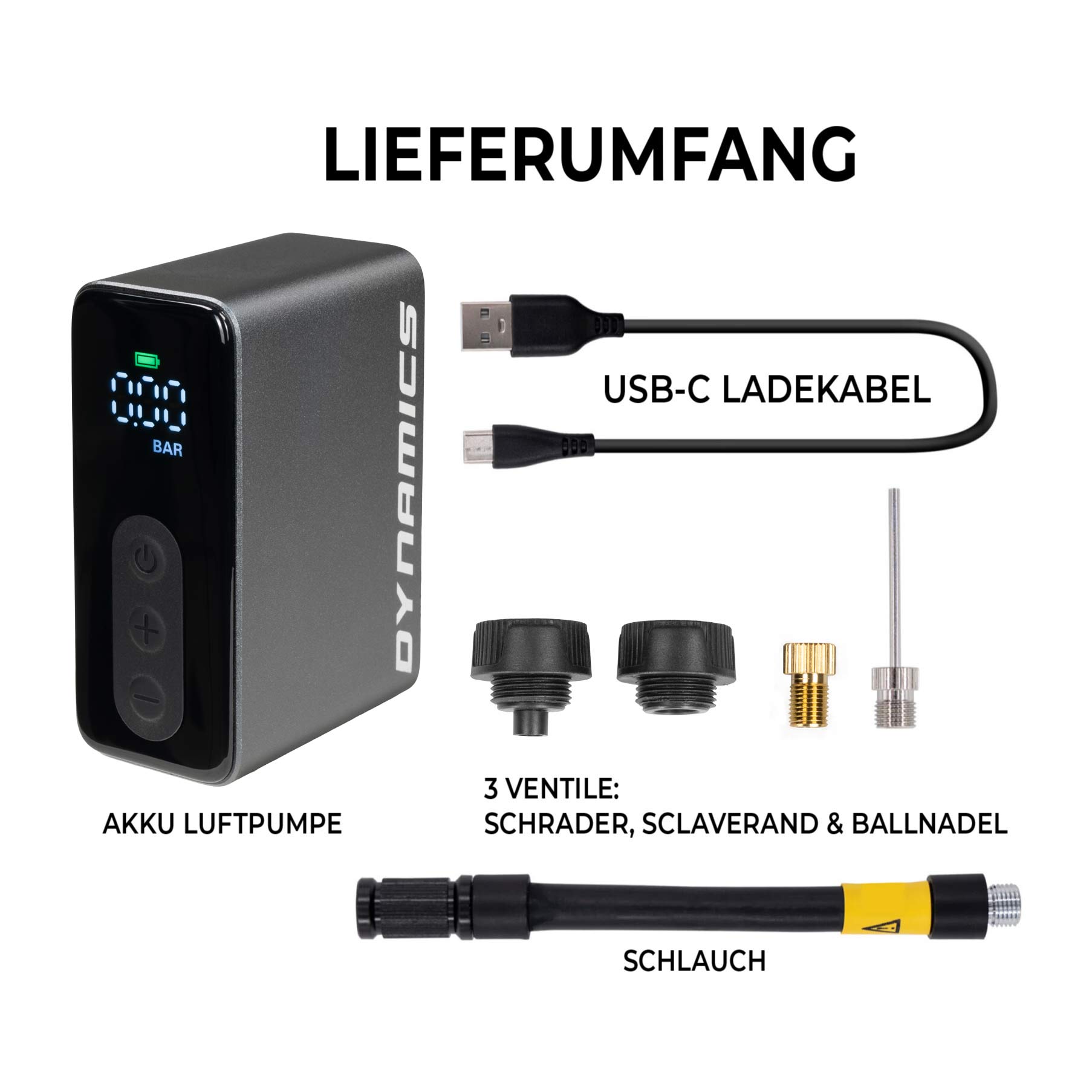 Dynamics EVO Akku-Luftpumpe