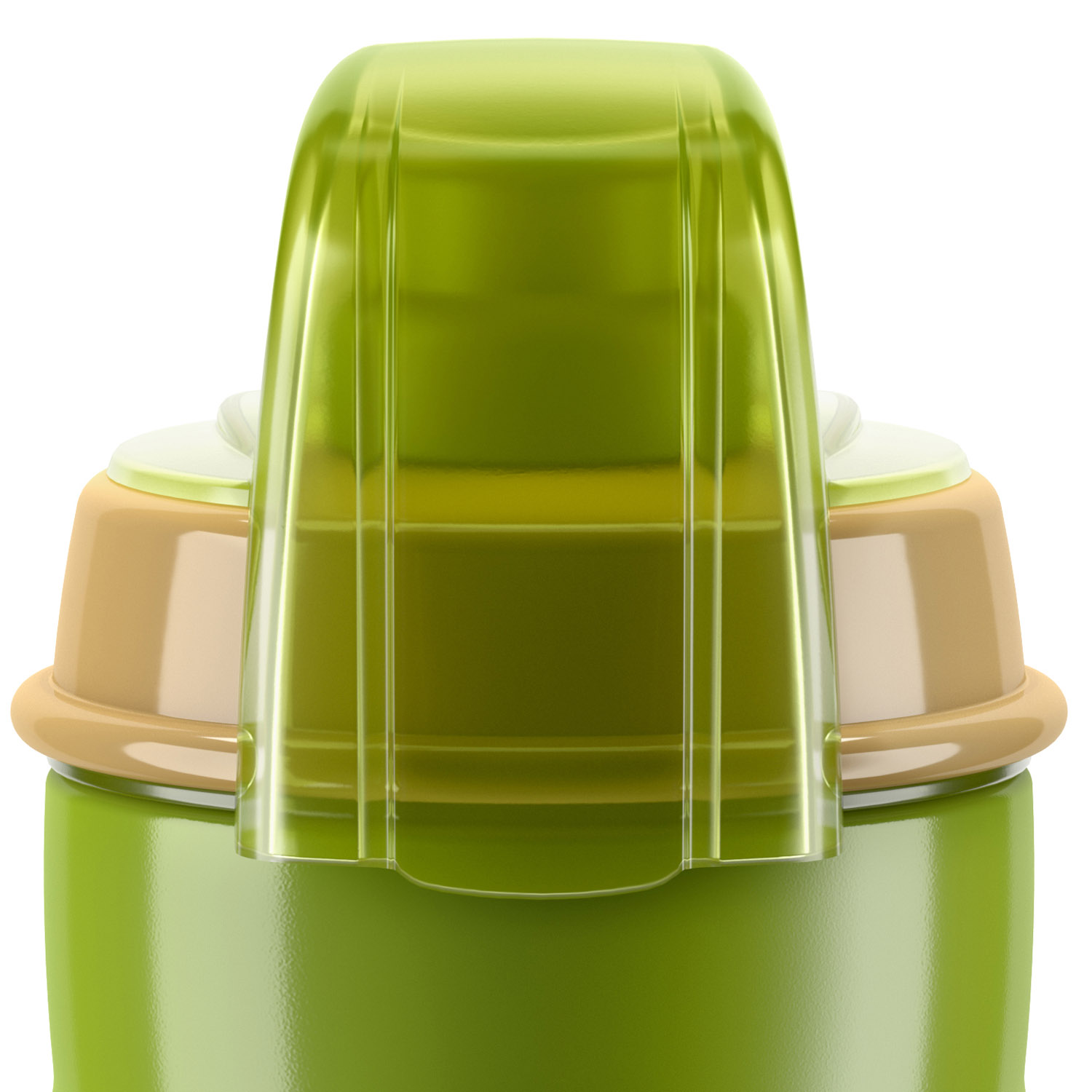Elite Jet Green Plus Bio-Fahrrad-Trinkflasche (550 ml)